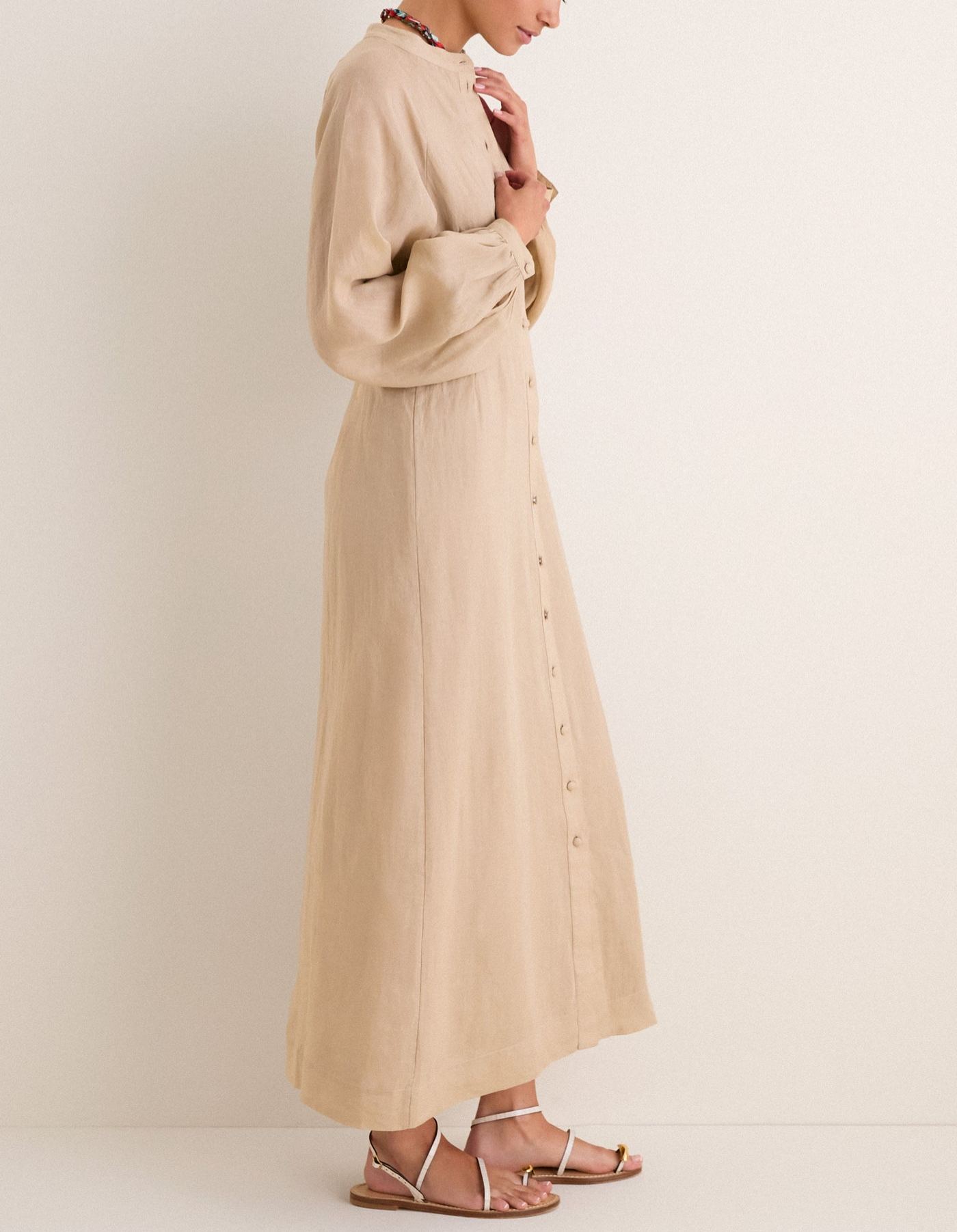 Cedar Green Button Down Granier Dress