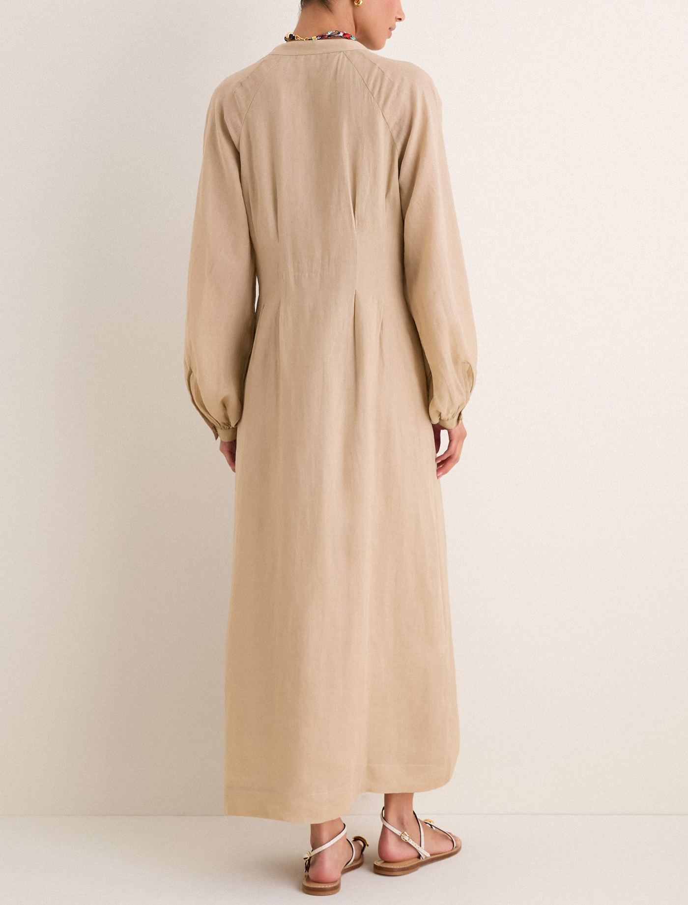 Cedar Green Button Down Granier Dress
