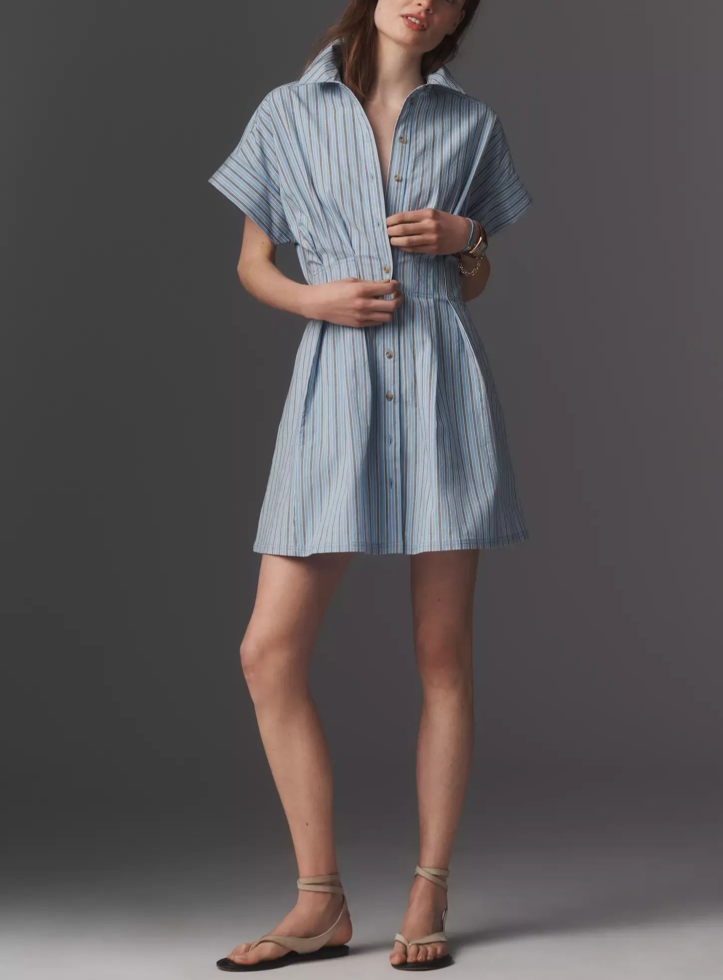 The Tobie Mini Shirt Dress