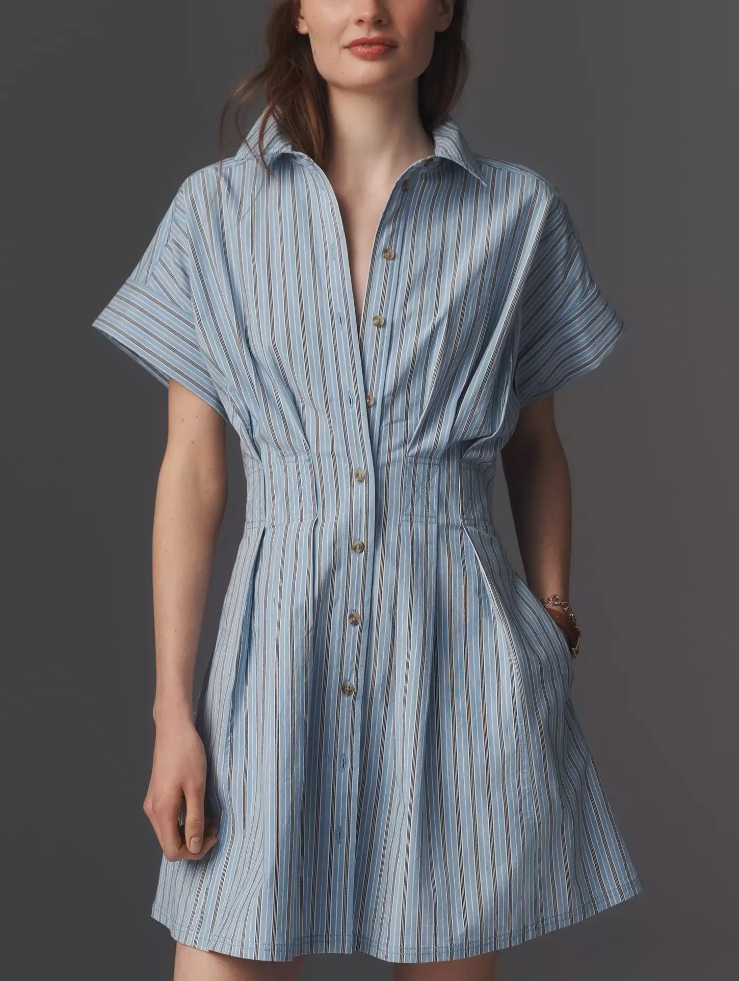 The Tobie Mini Shirt Dress