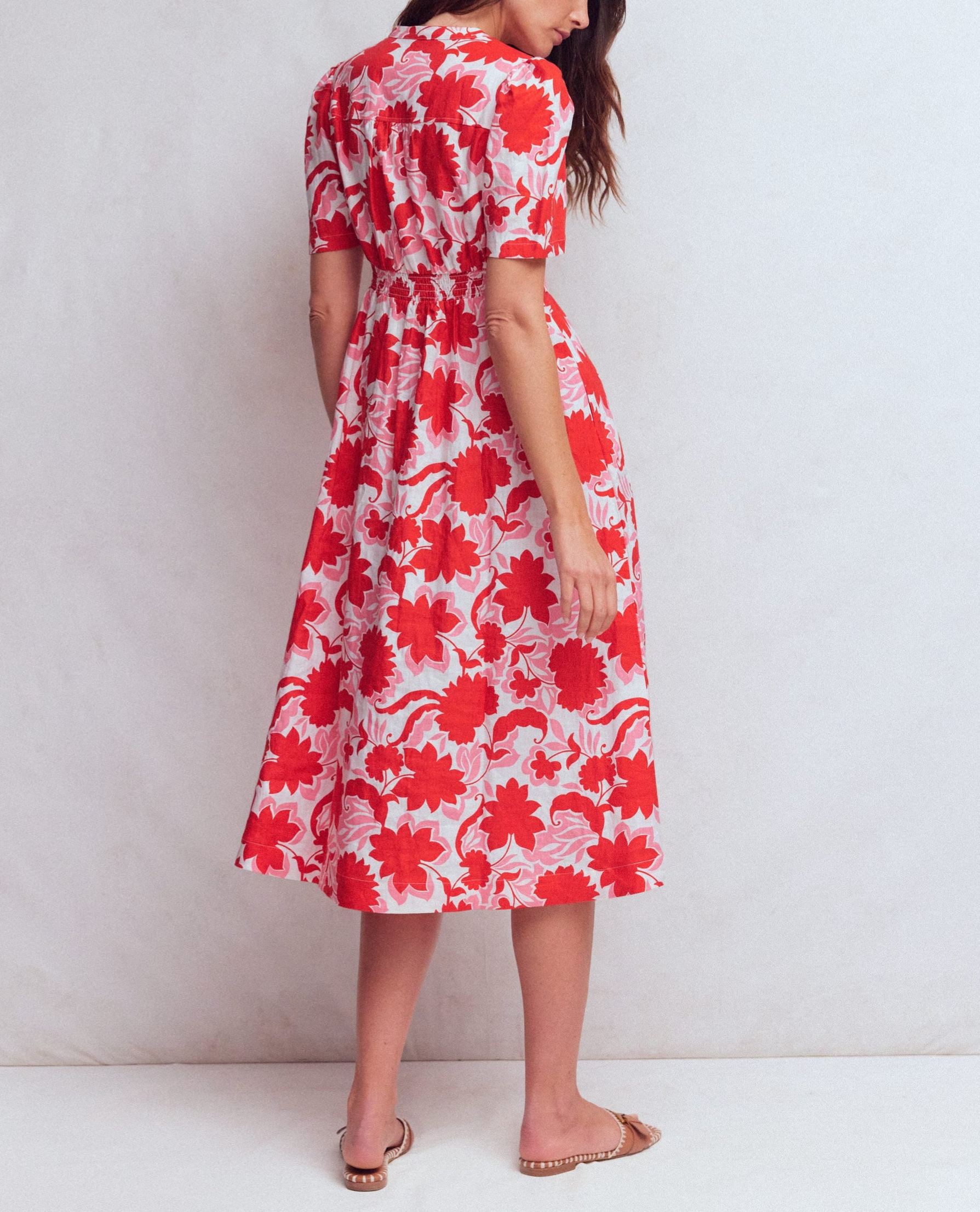 Ivy Linen Midi Dress