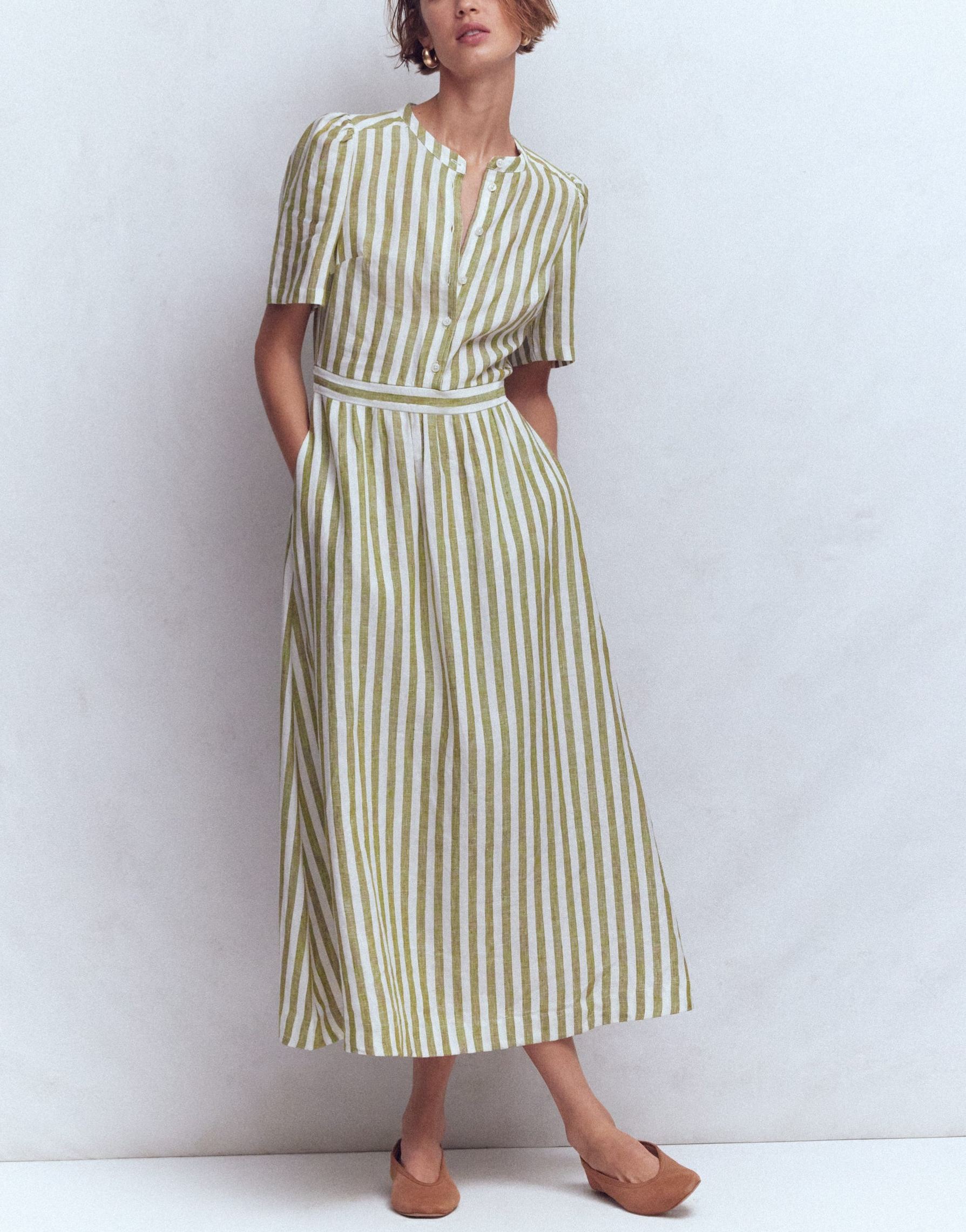 Ivy Linen Midi Dress