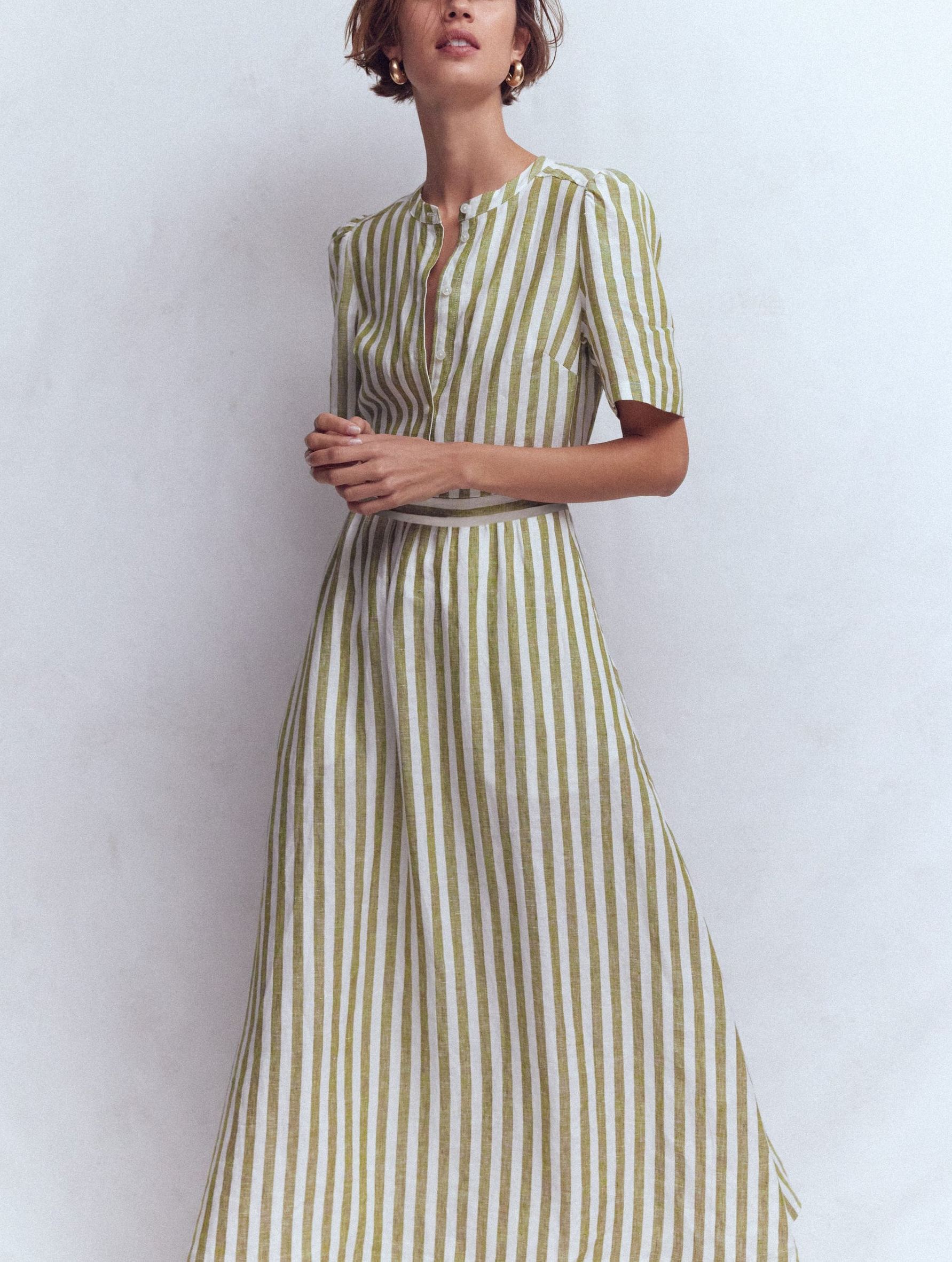 Ivy Linen Midi Dress