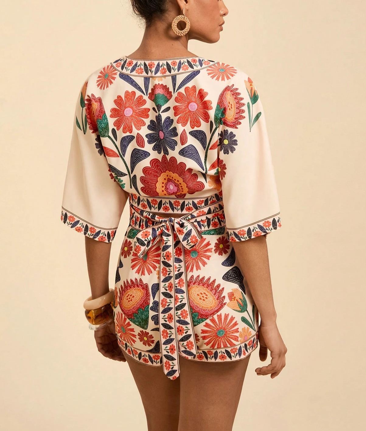 Sunset Garden Printed Resort Set