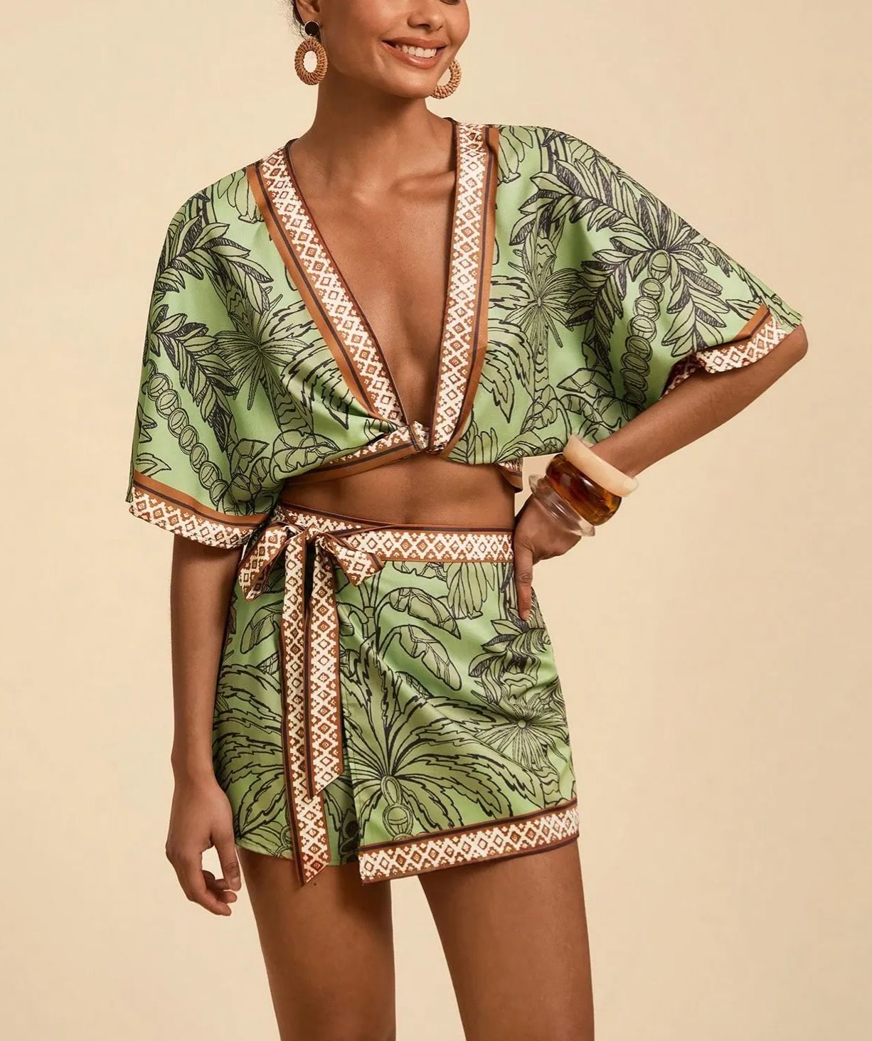 Sunset Garden Printed Resort Set