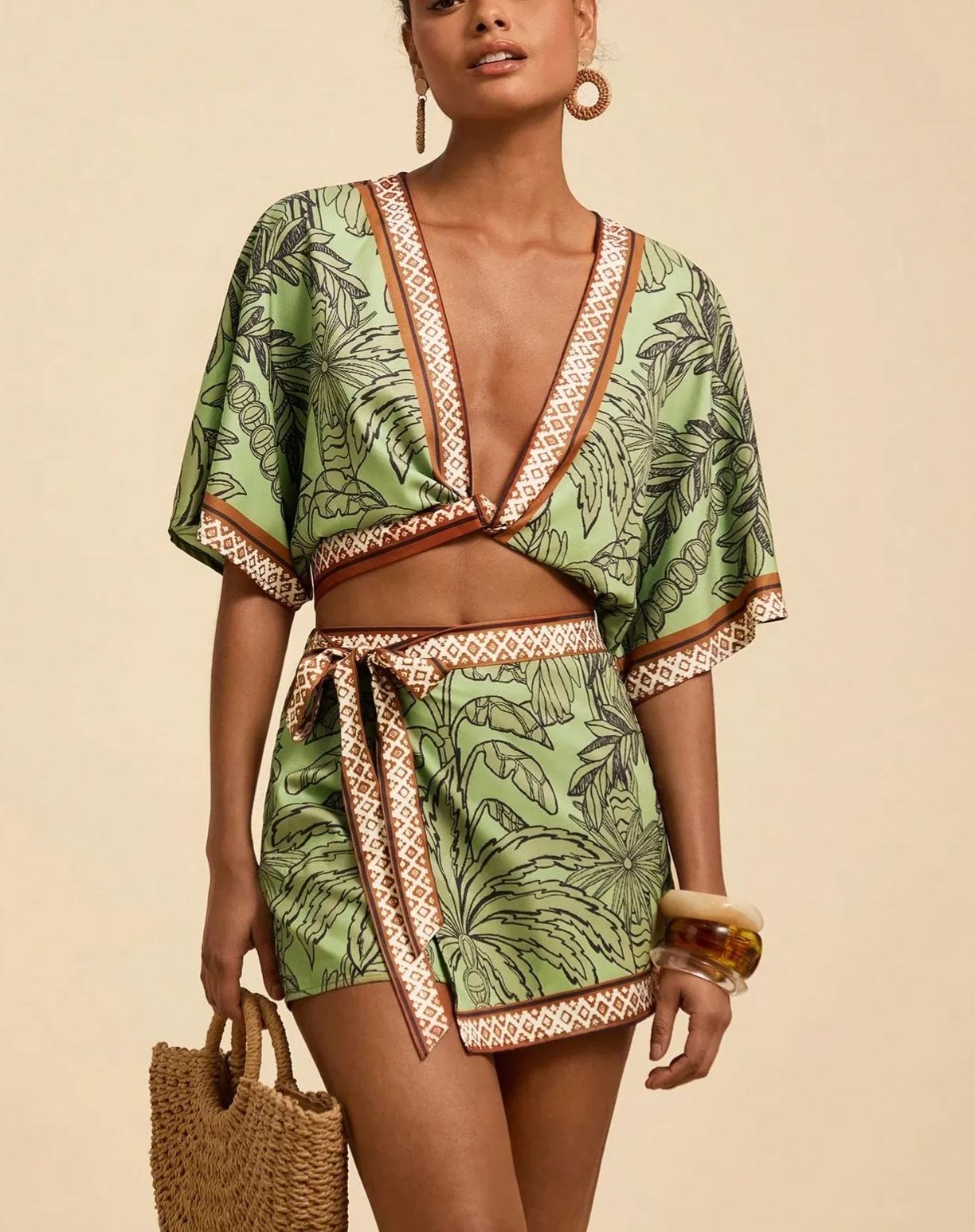 Sunset Garden Printed Resort Set