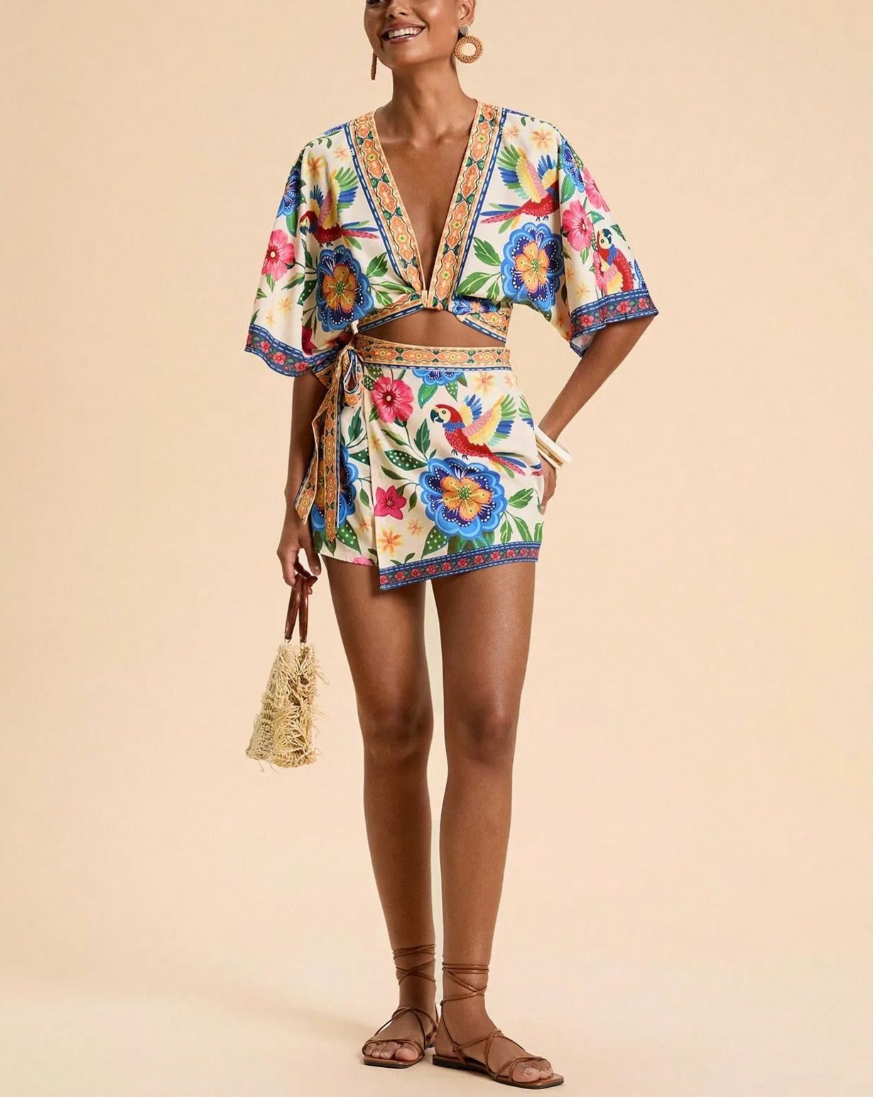 Sunset Garden Printed Resort Set
