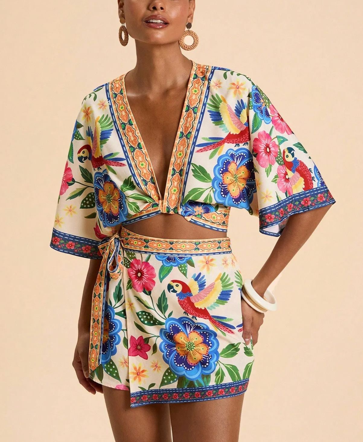 Sunset Garden Printed Resort Set