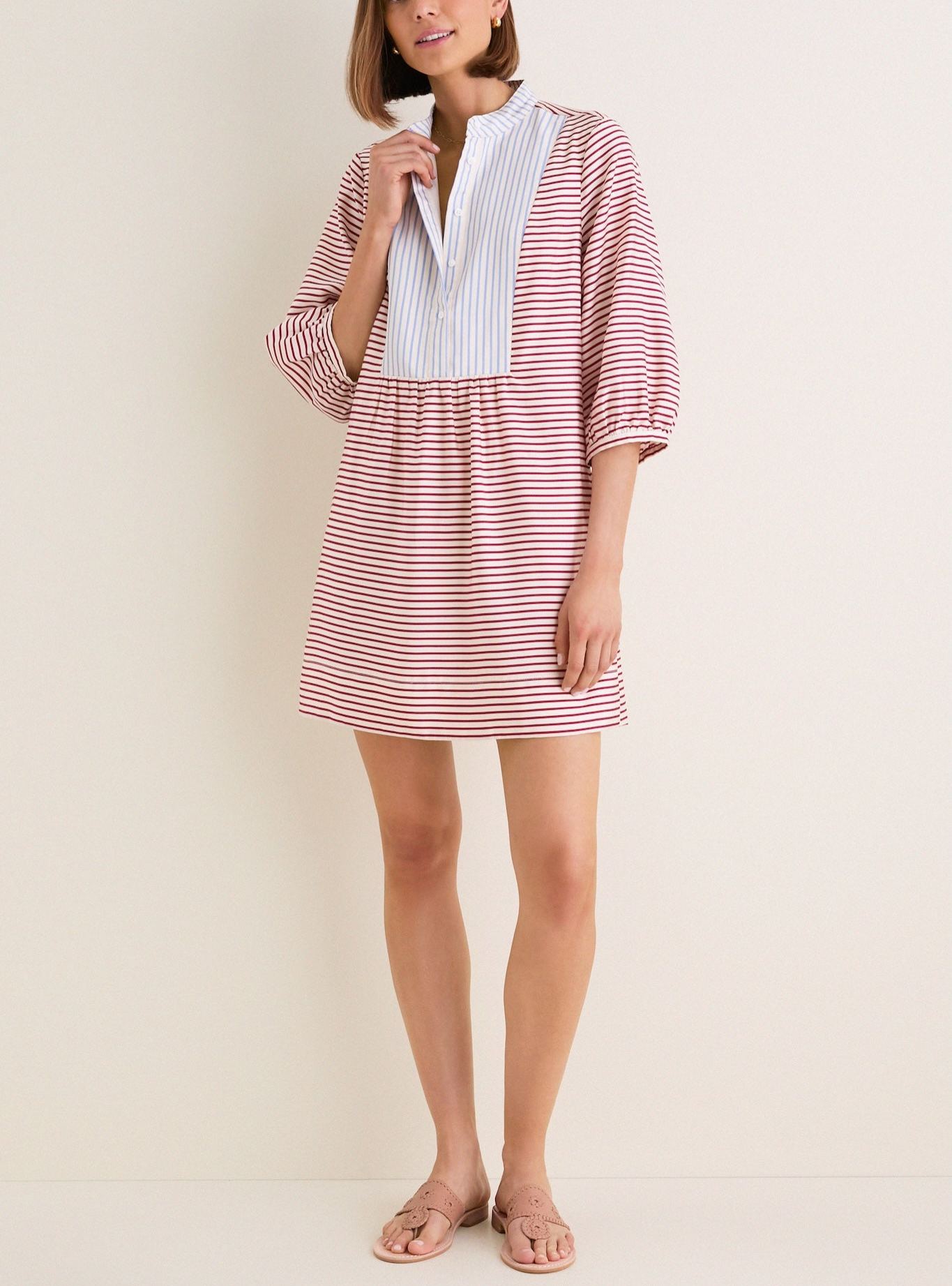 Cisco Stripe Calliope Mini Dress
