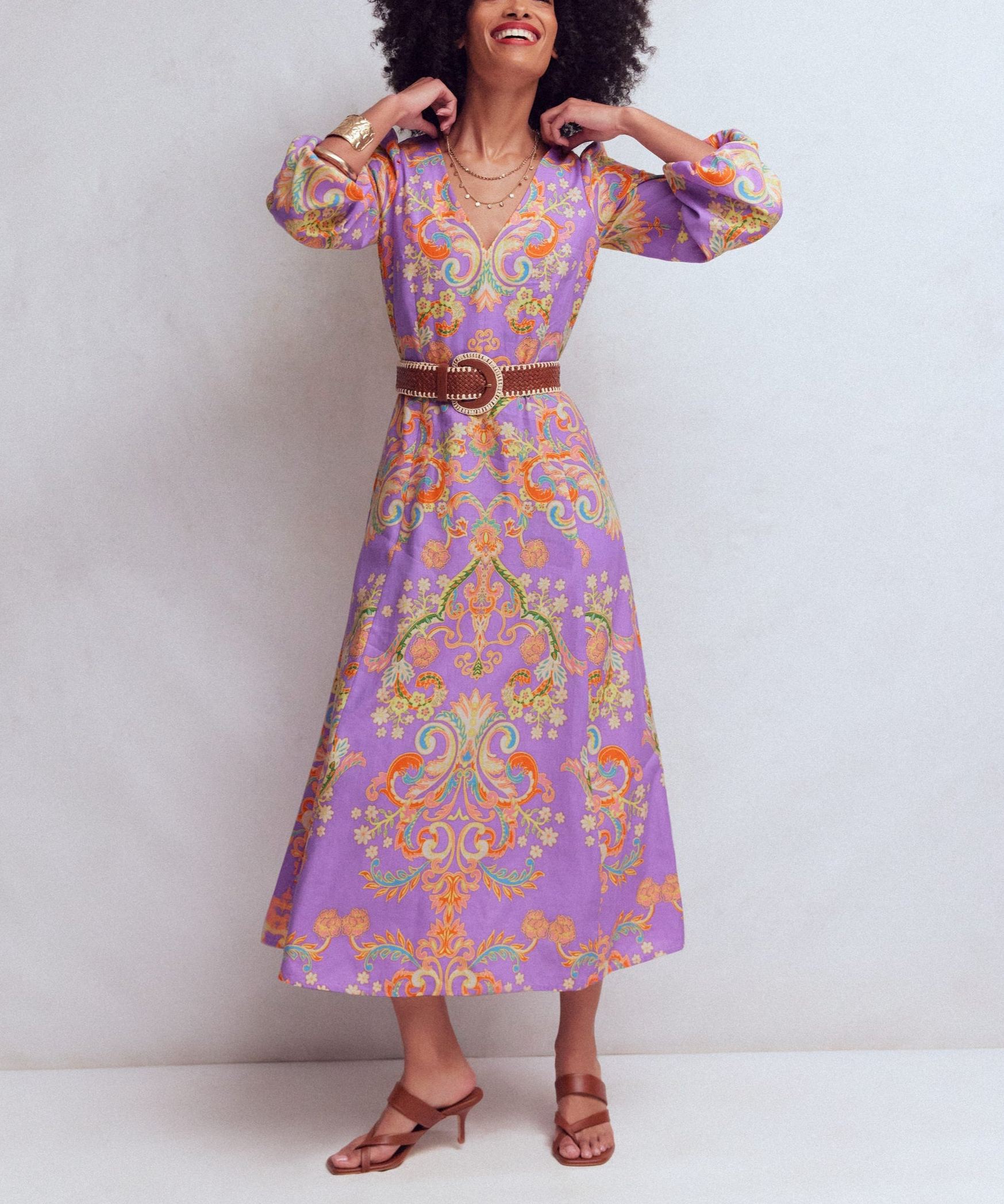 Florence Linen Blend Dress