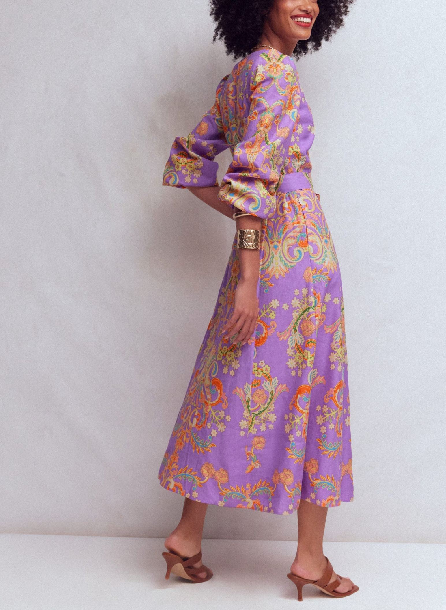 Florence Linen Blend Dress