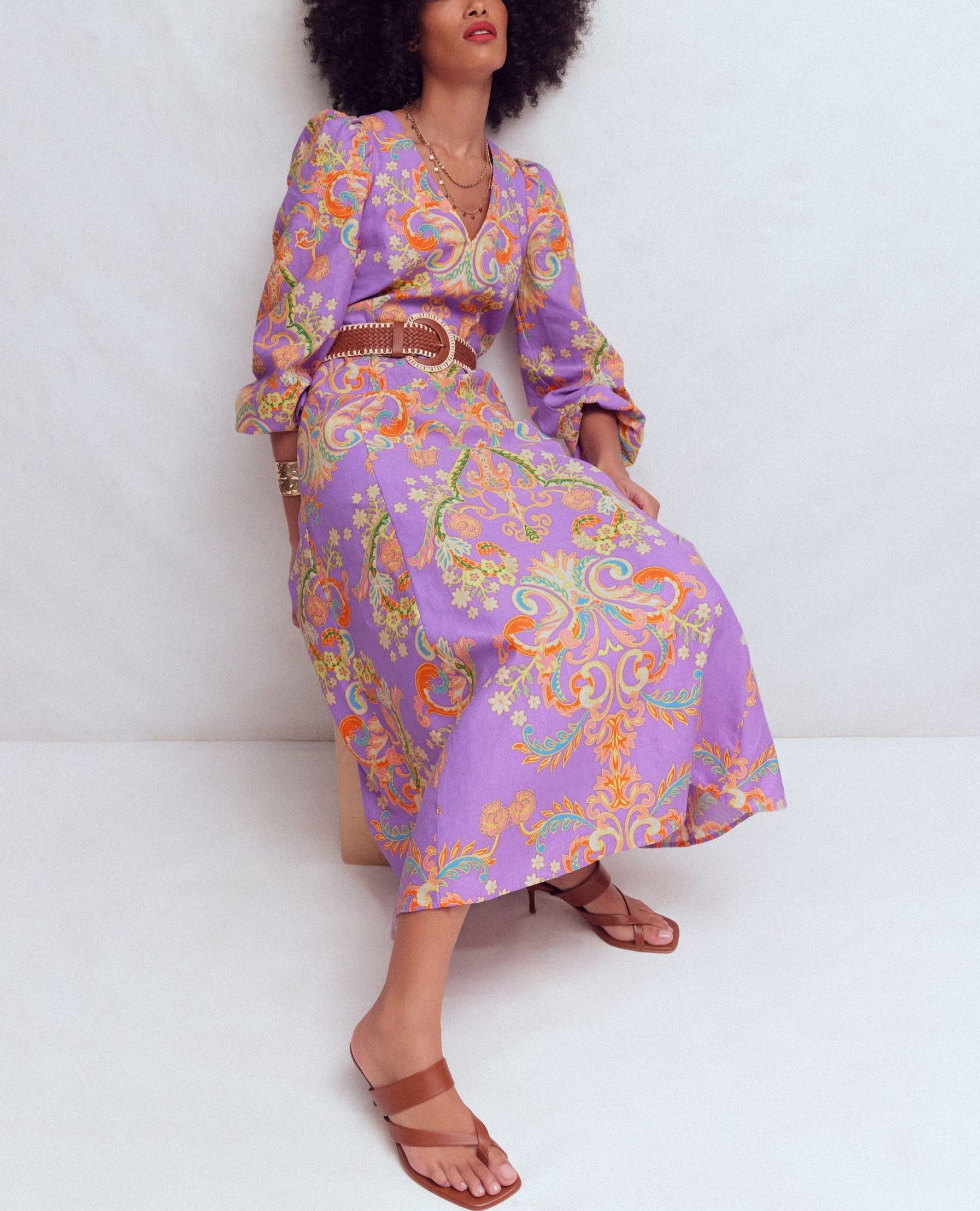 Florence Linen Blend Dress