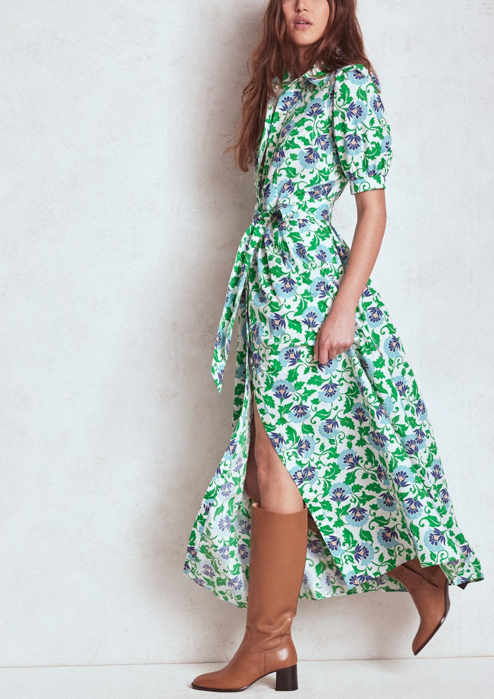 Alexa Maxi Shirt Dress