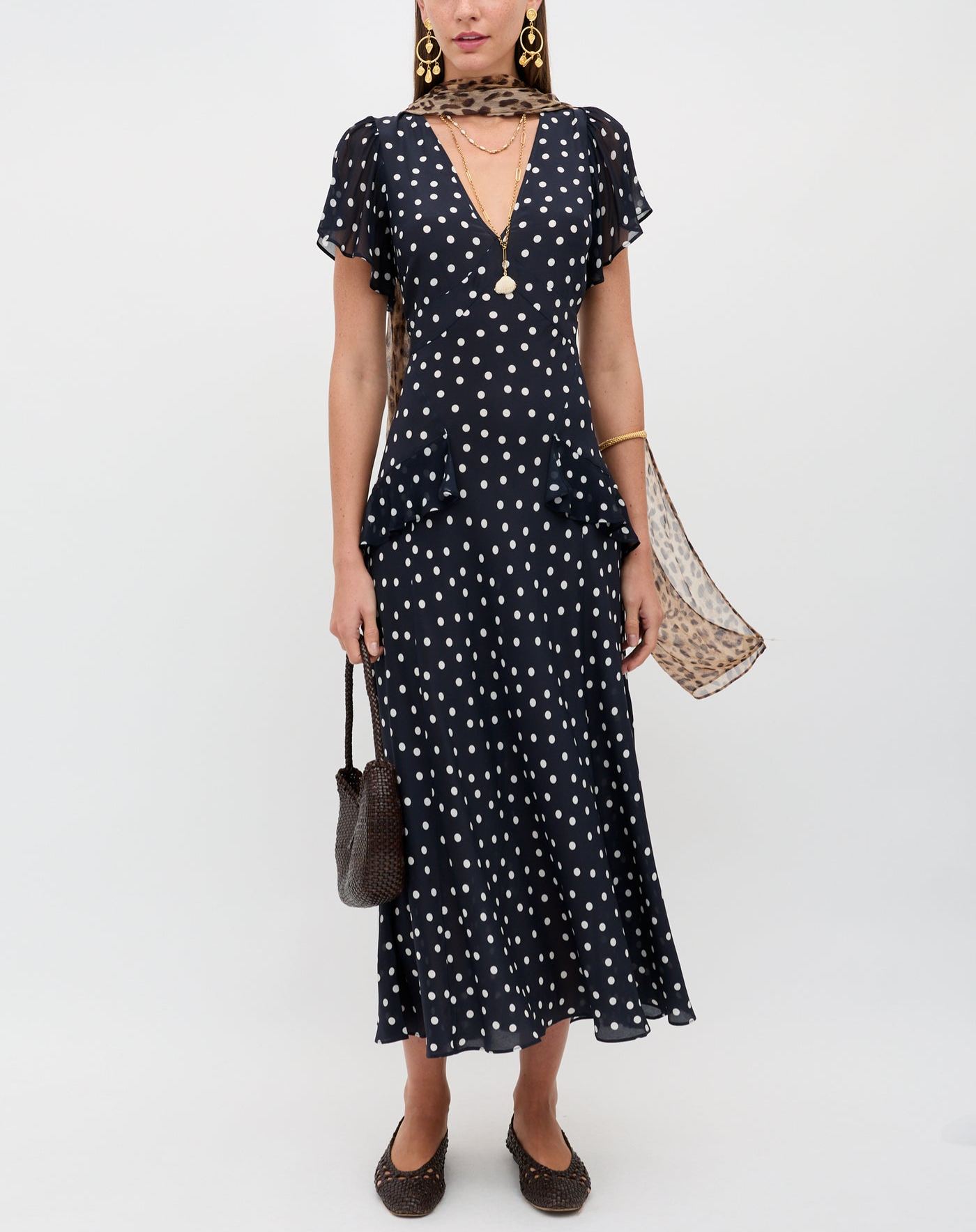 Evie Silk Midi Dress