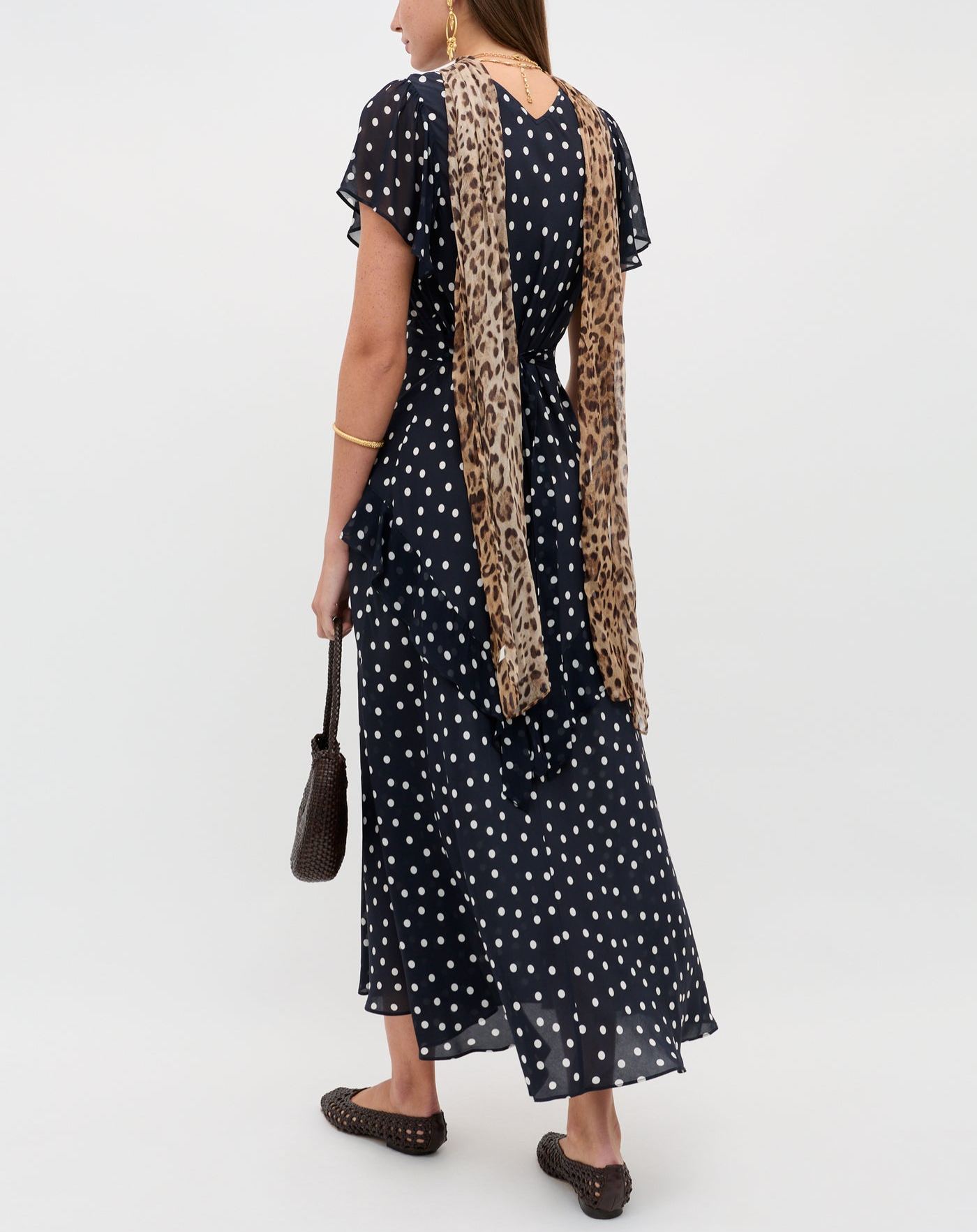 Evie Silk Midi Dress