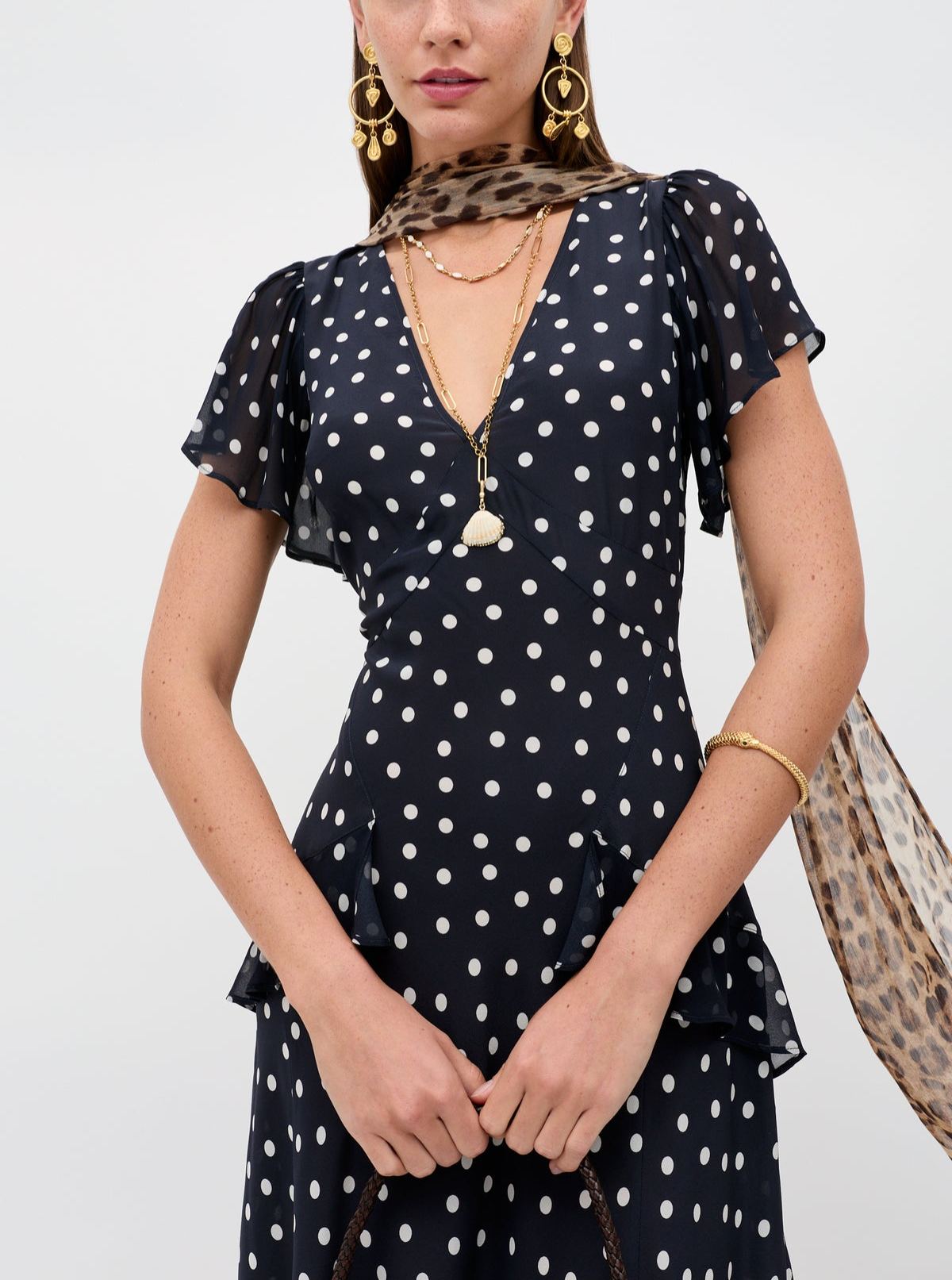 Evie Silk Midi Dress