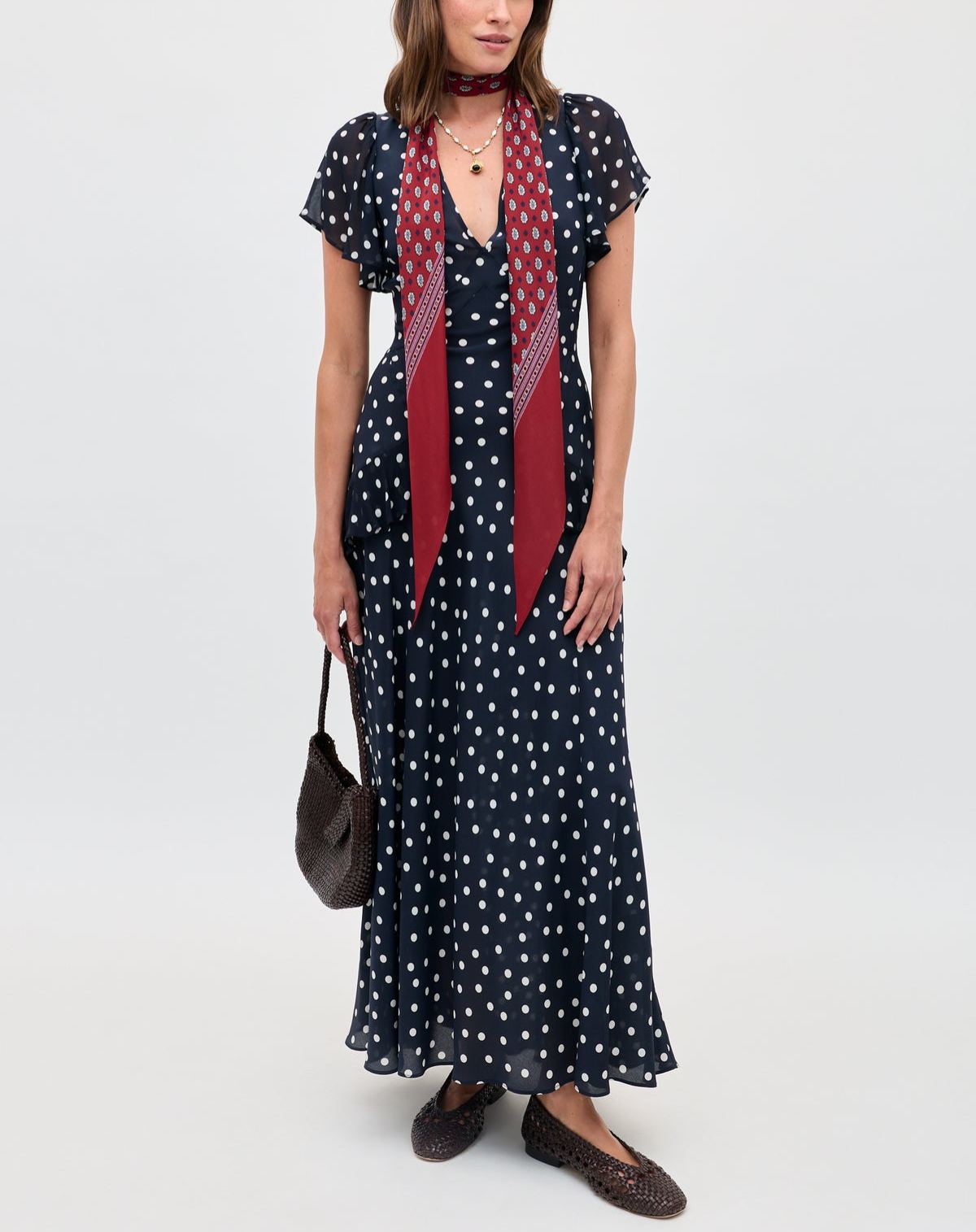 Evie Silk Midi Dress