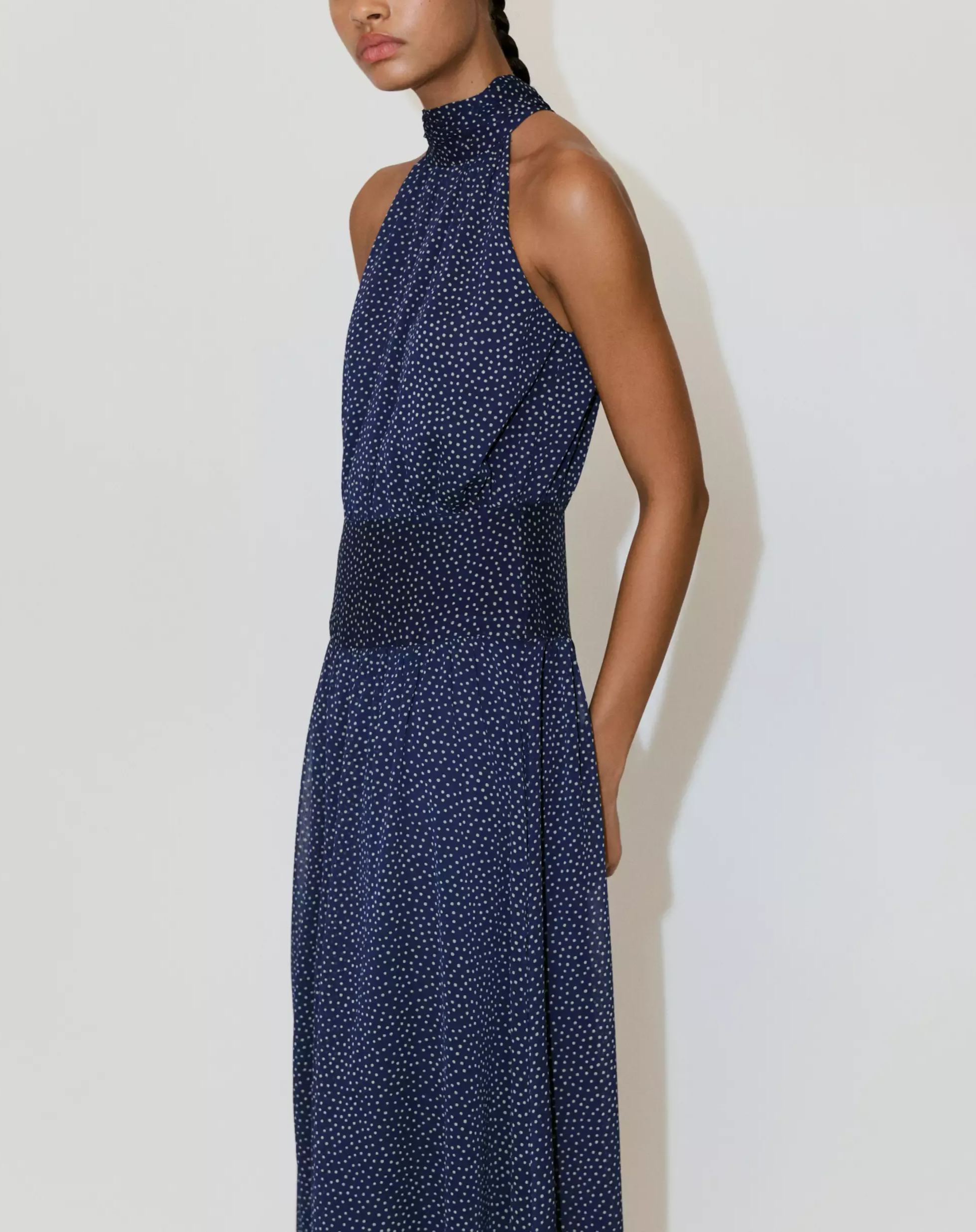 Halter Polka Dot Dress