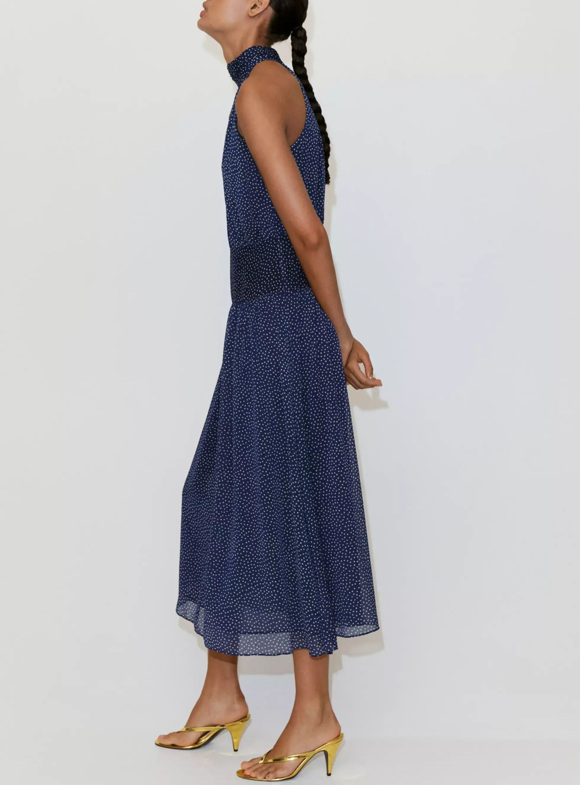 Halter Polka Dot Dress