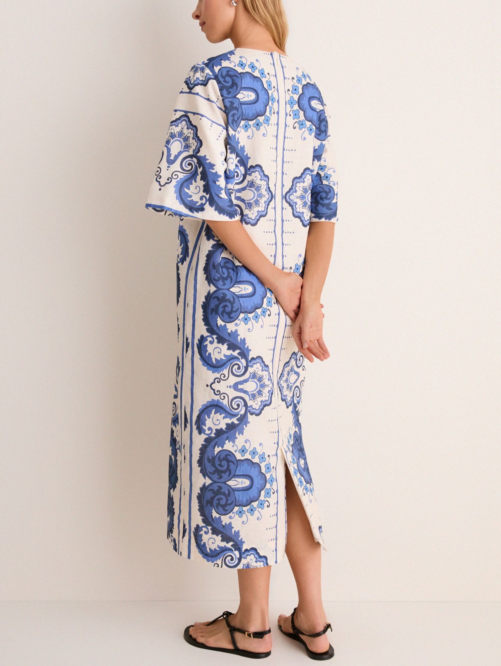 Ultramarine Medallion James Dress