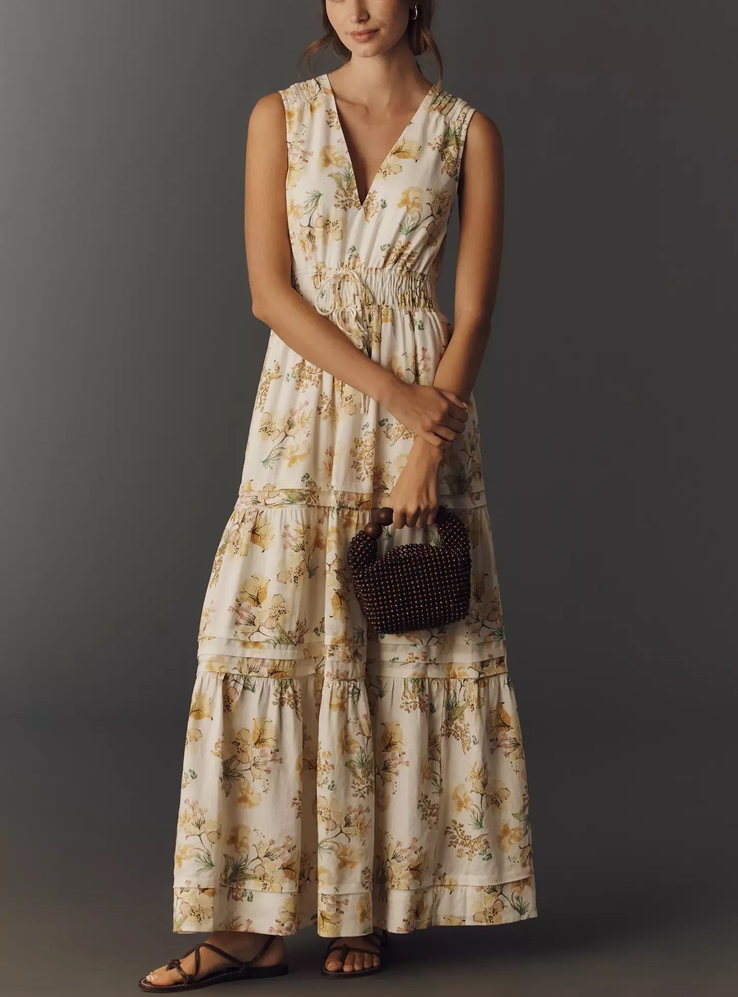 Somerset Linen Sleeveless Maxi Dress
