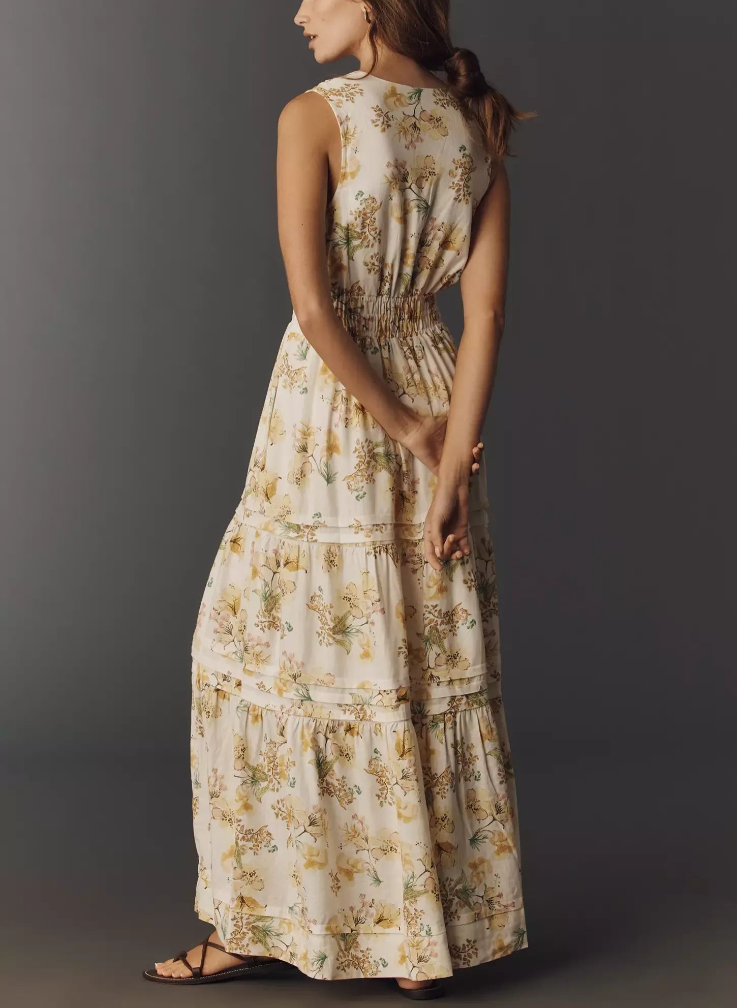 Somerset Linen Sleeveless Maxi Dress