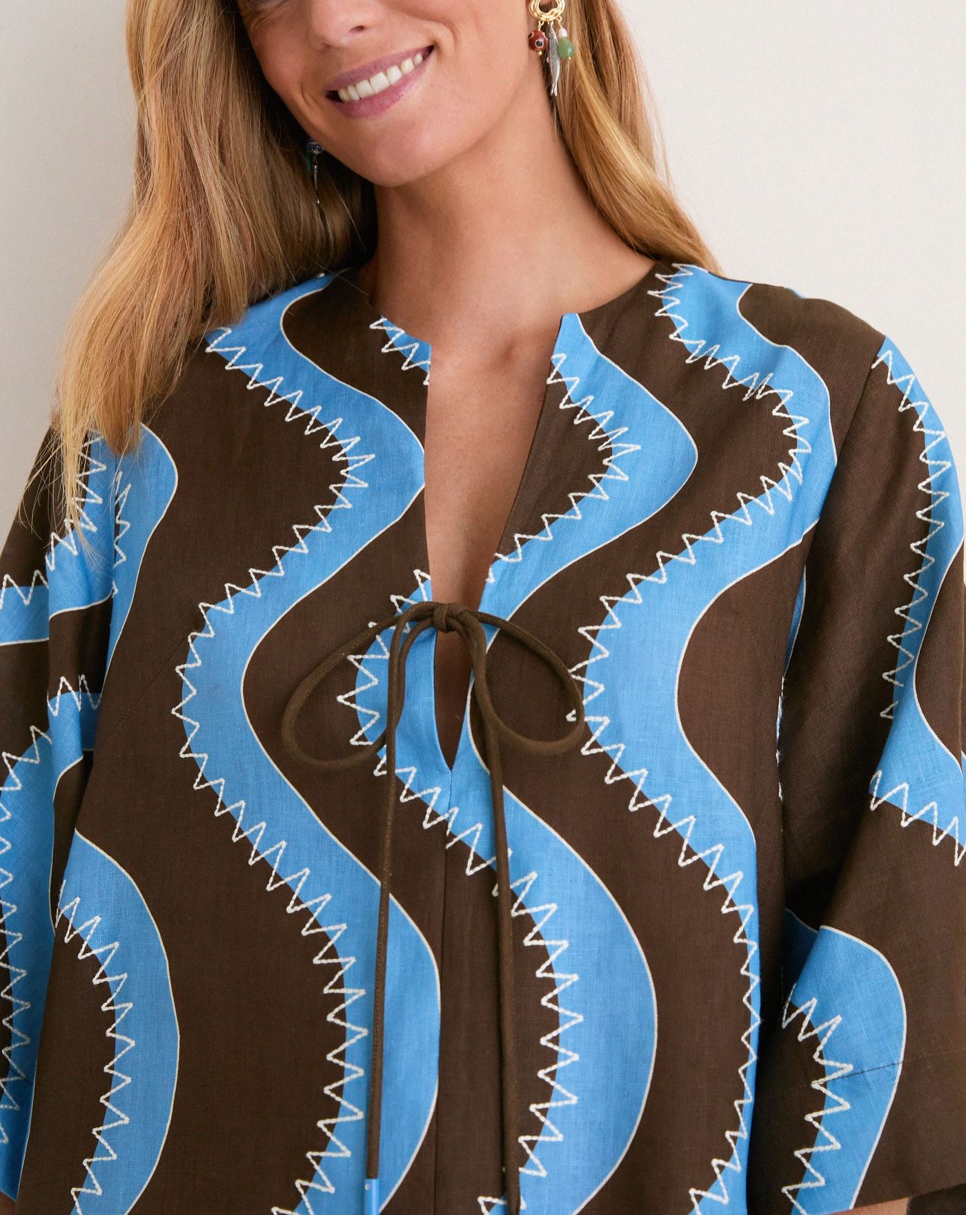 Blue Frankie Mini Dress