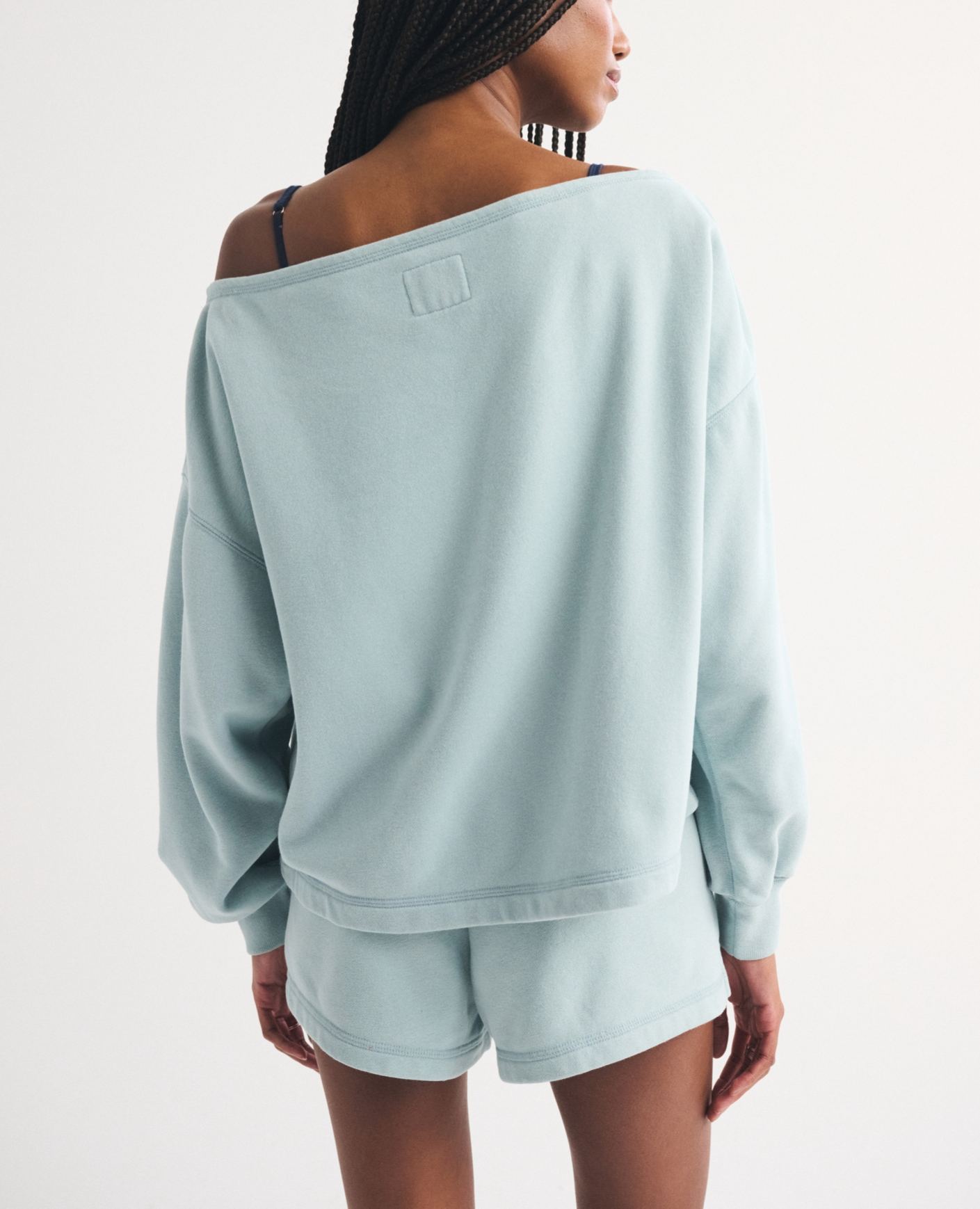 Sunday Terry Off-The-Shoulder Top