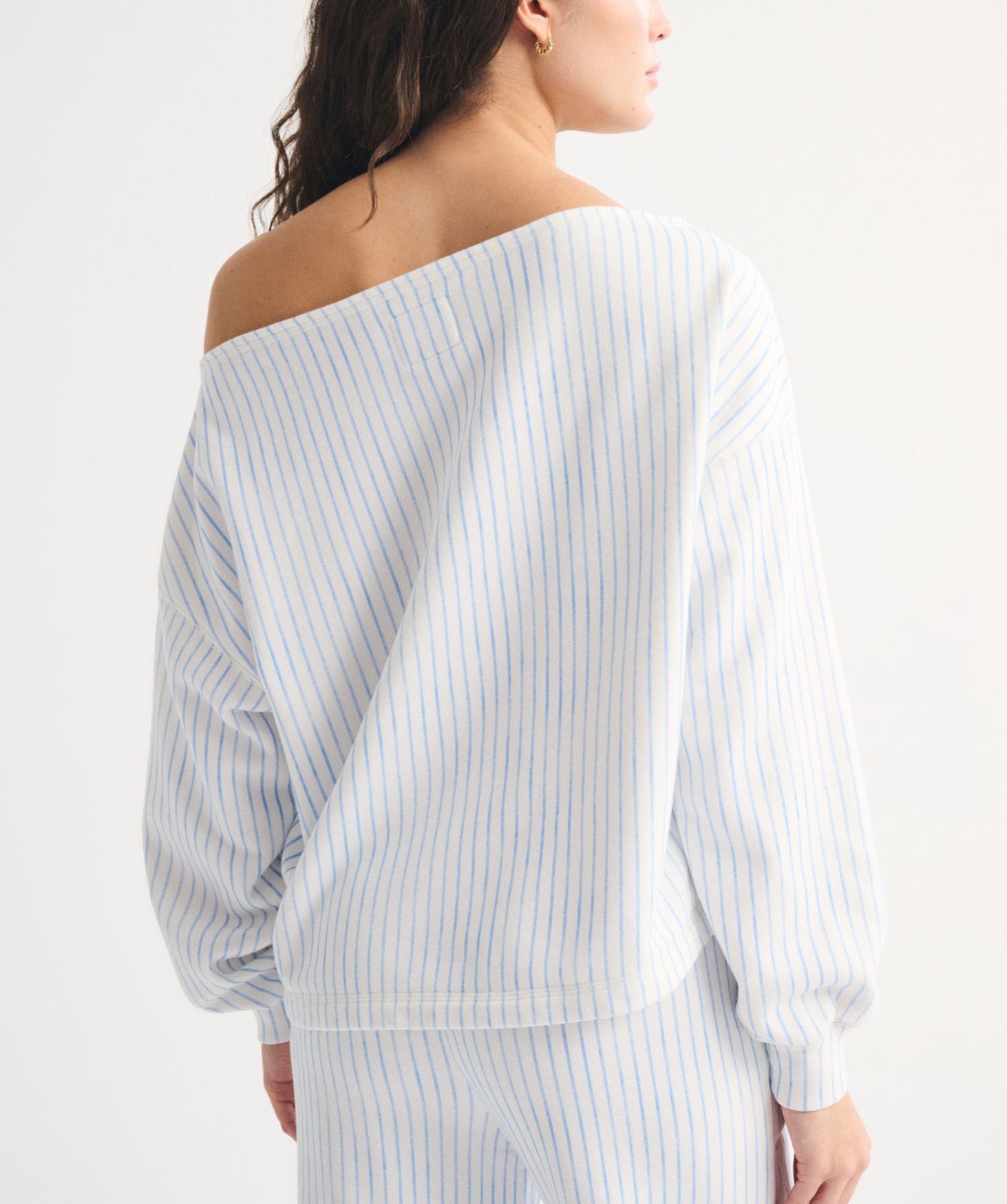 Sunday Terry Off-The-Shoulder Top
