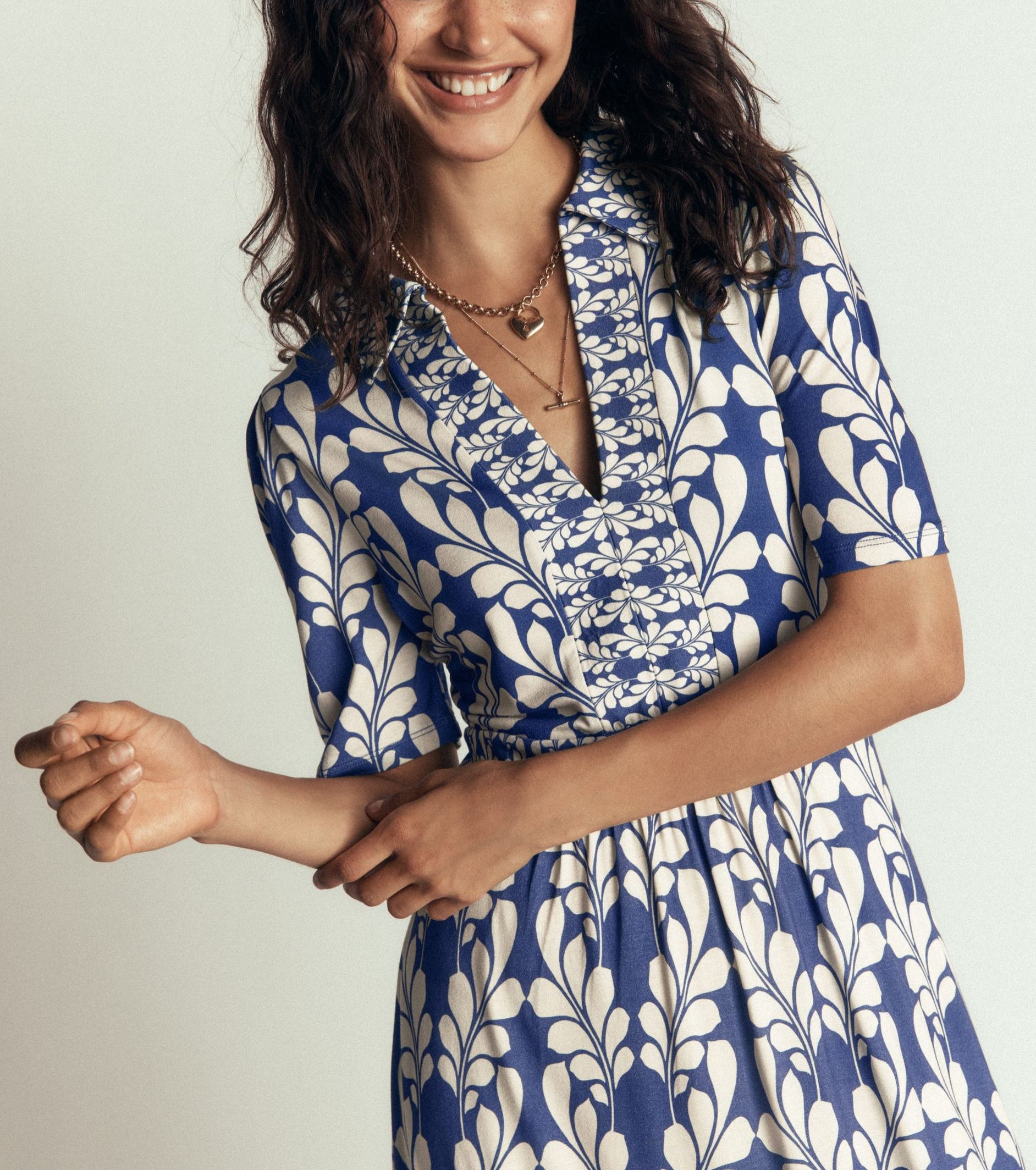 Heidi Jersey Midi Tea Dress