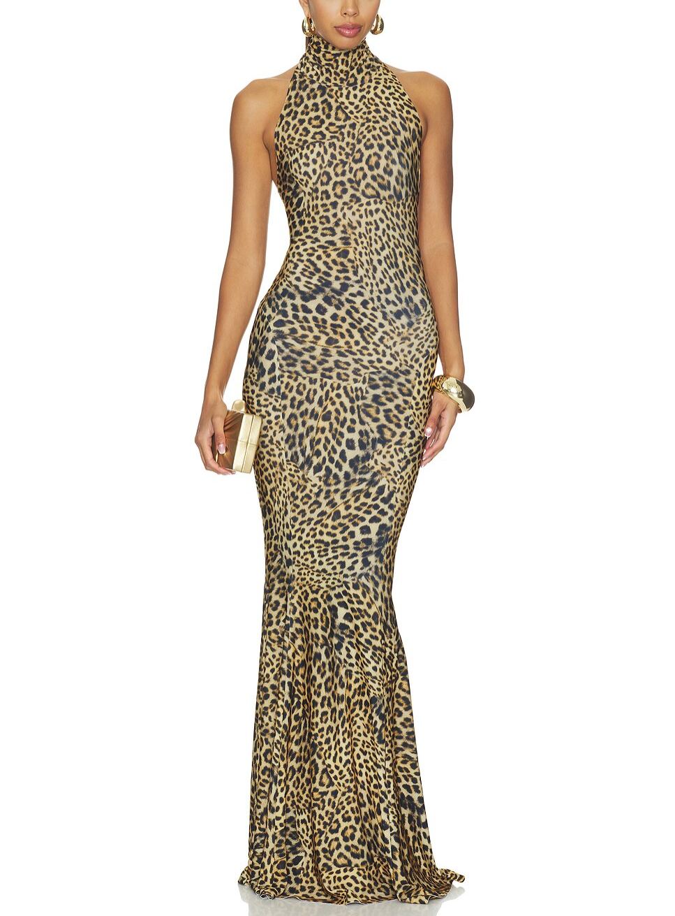 Halter Turtle Fishtail Gown