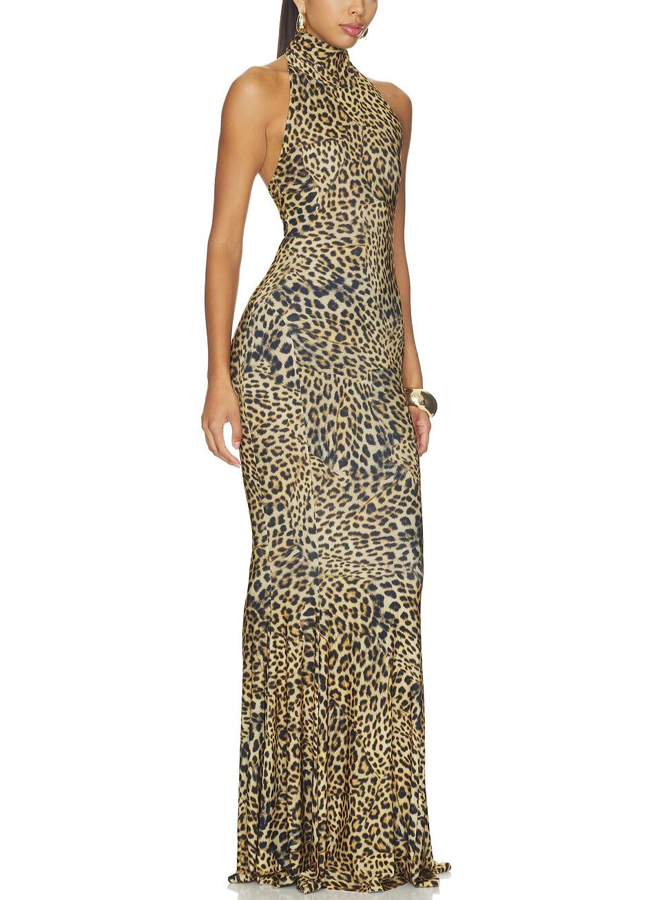 Halter Turtle Fishtail Gown
