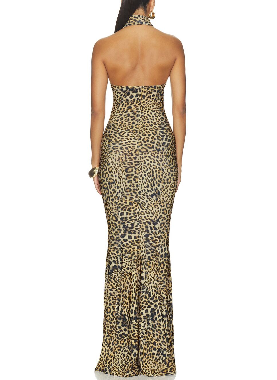 Halter Turtle Fishtail Gown