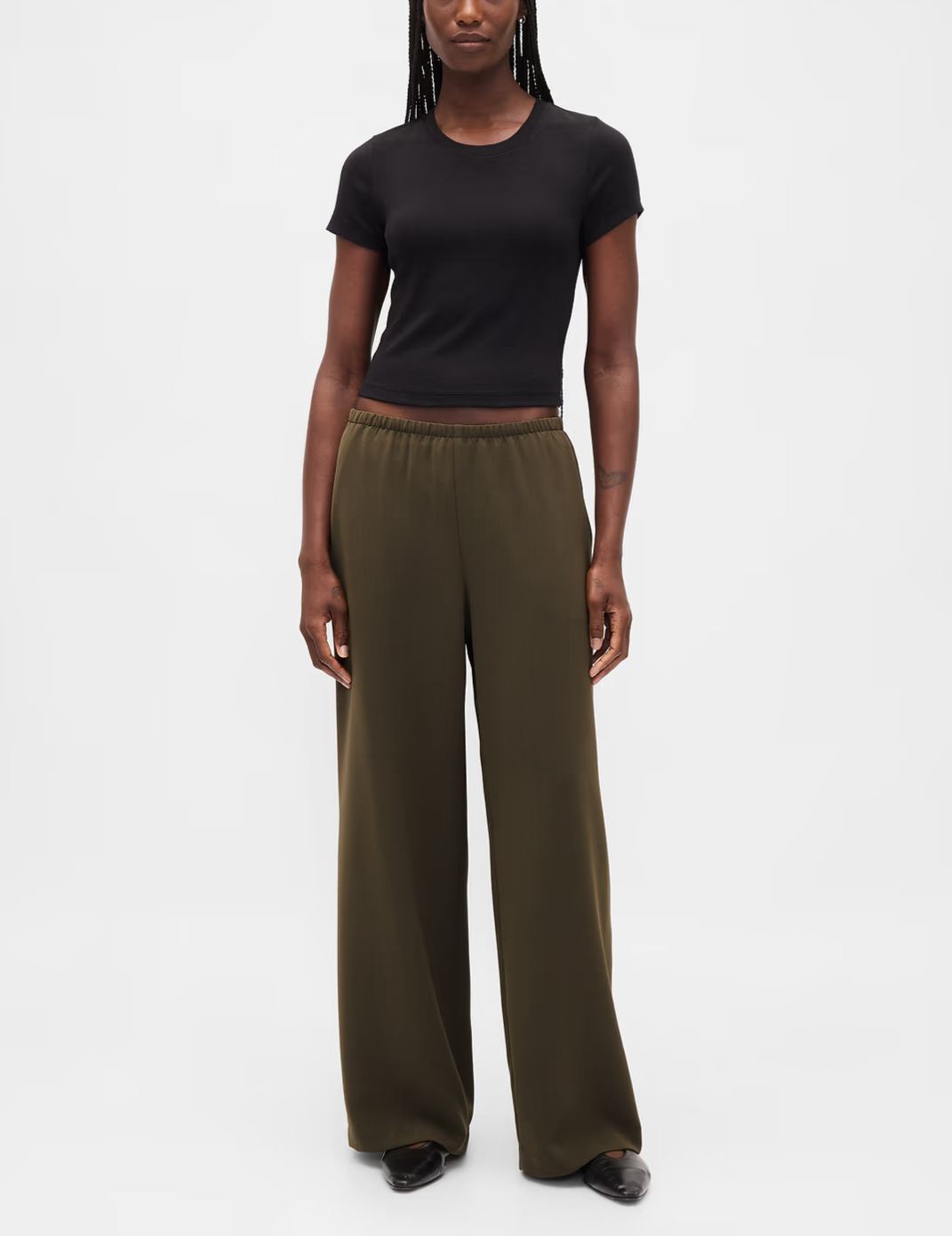 Easy Wide-Leg Pants