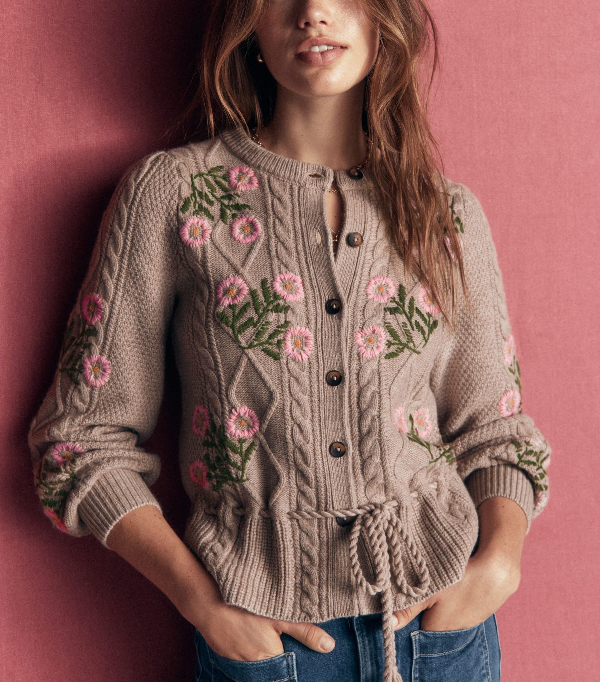 Cable Knitted Cardigan