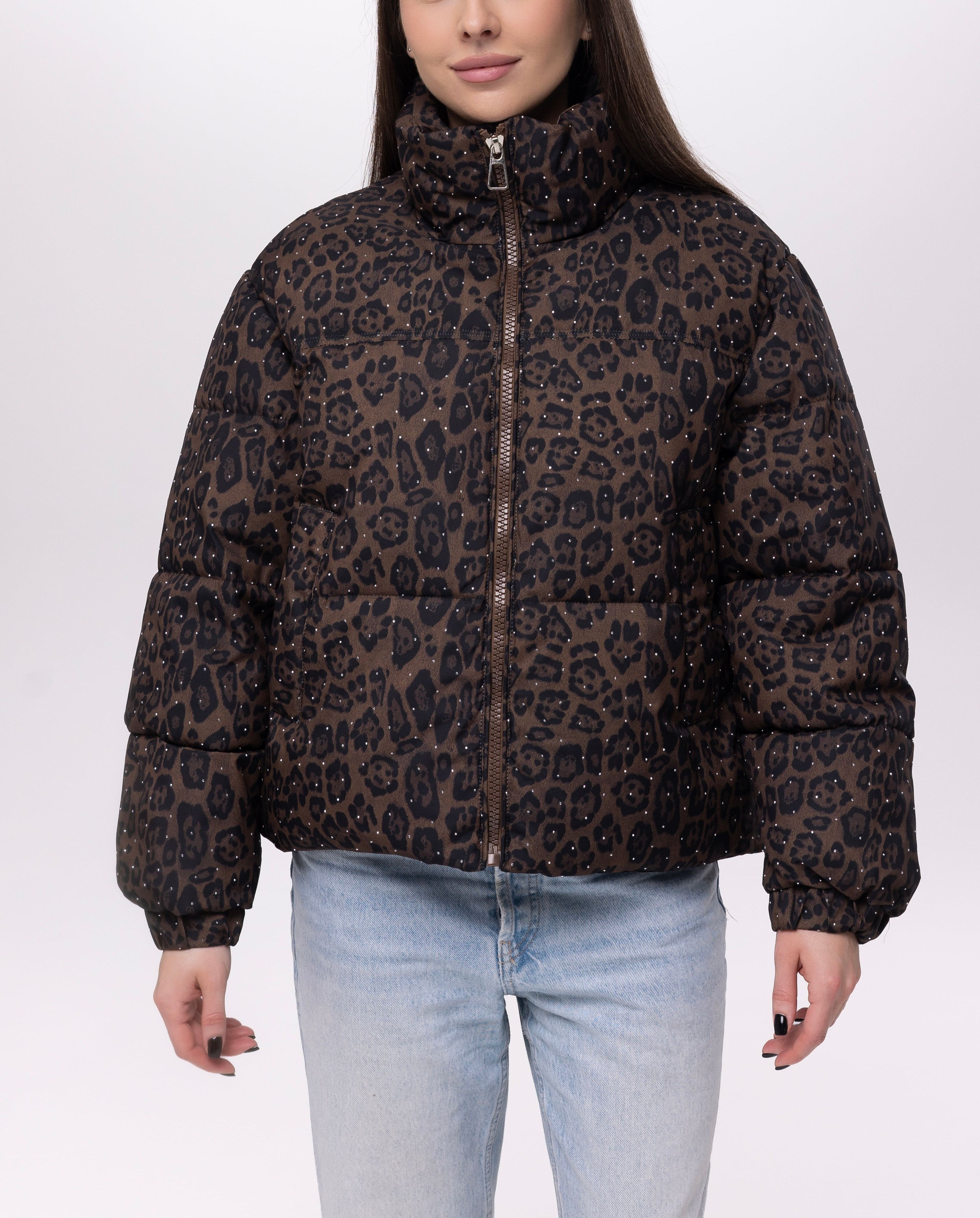 Chocolate Leopard Print Jacket