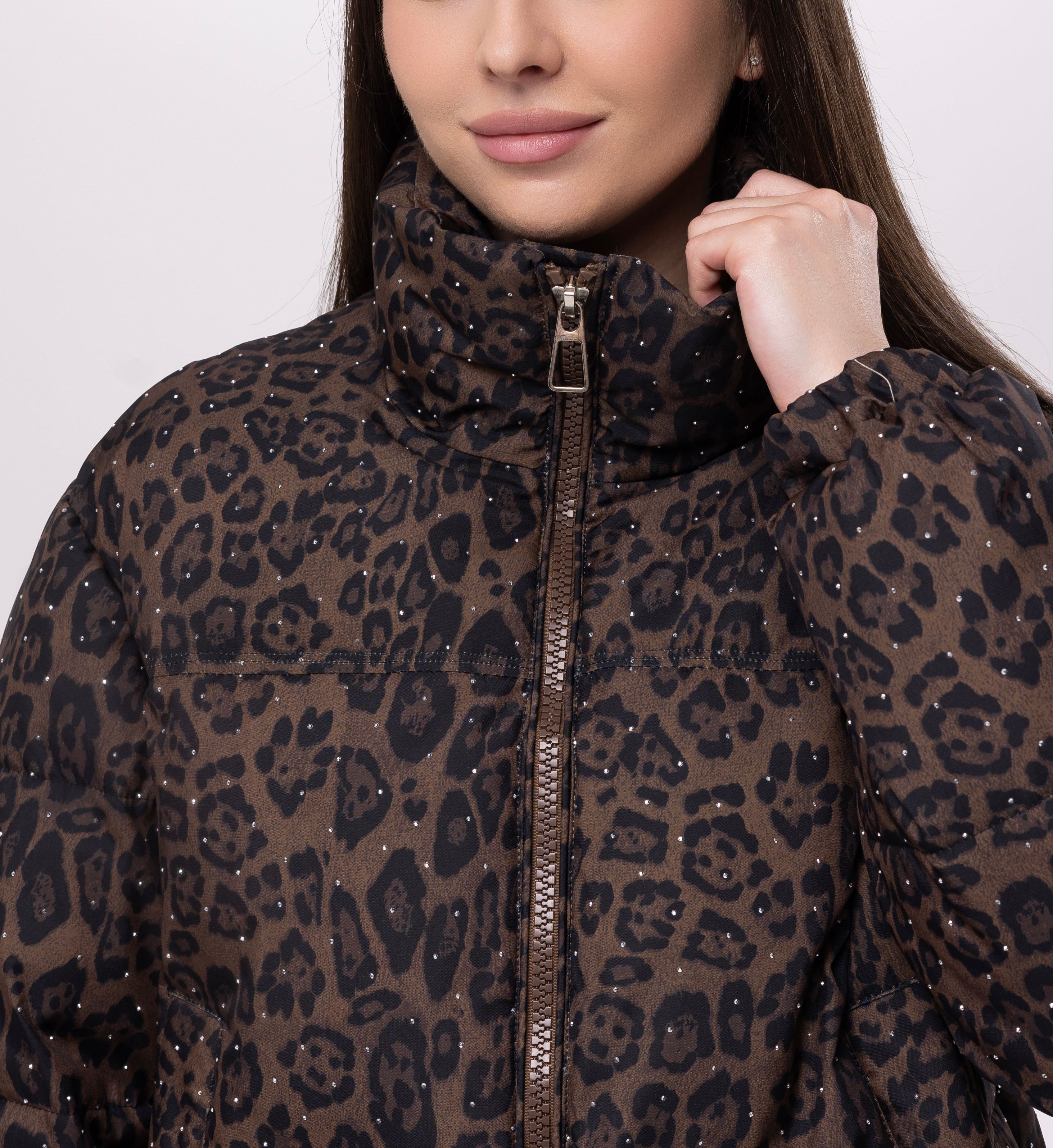 Chocolate Leopard Print Jacket