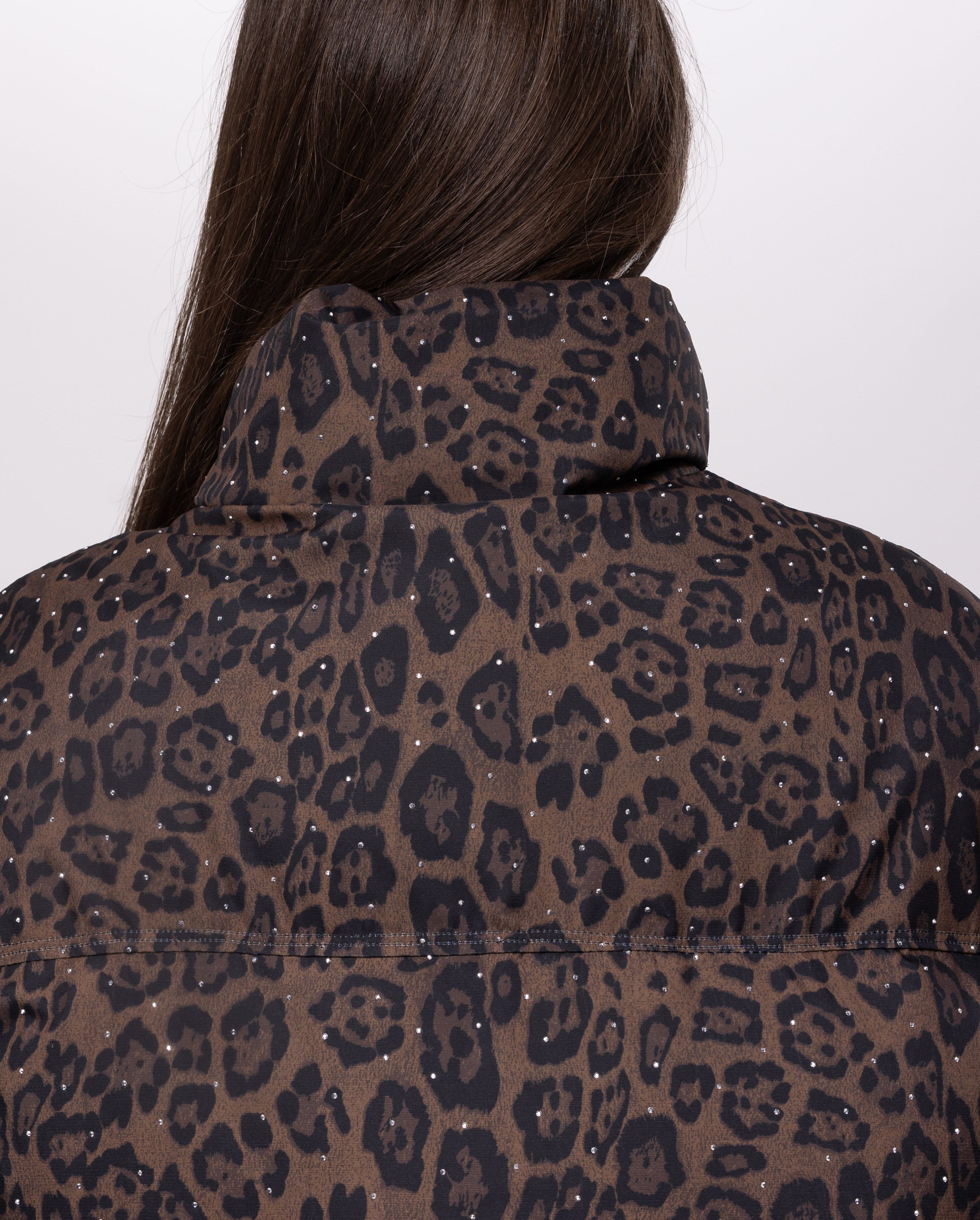 Chocolate Leopard Print Jacket