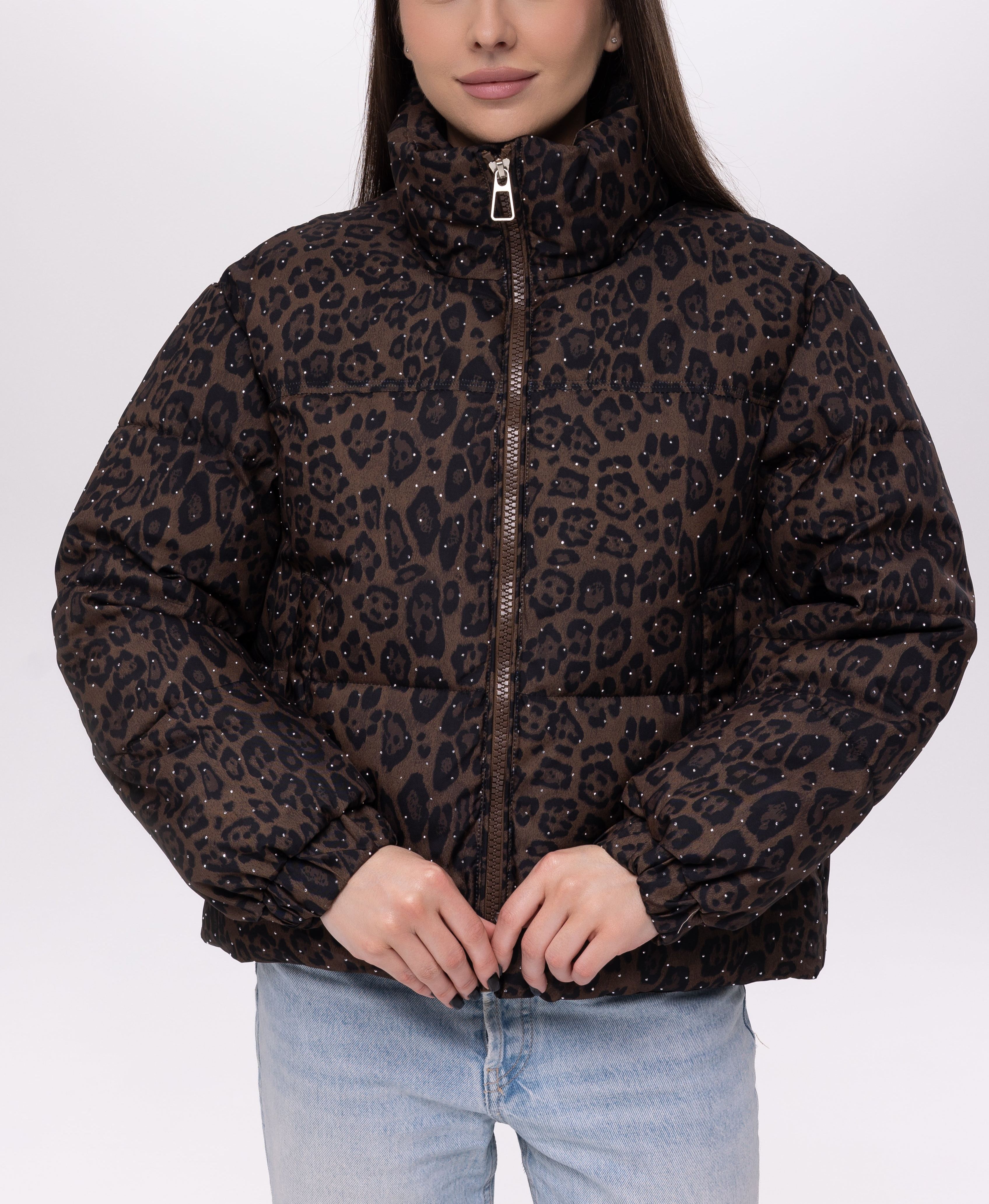 Chocolate Leopard Print Jacket