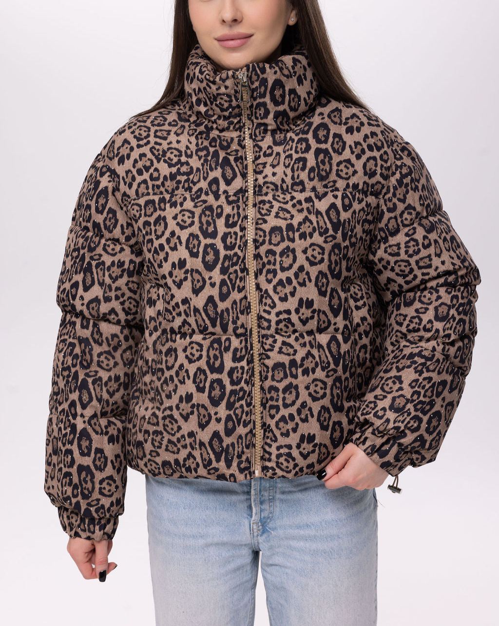 Chocolate Leopard Print Jacket