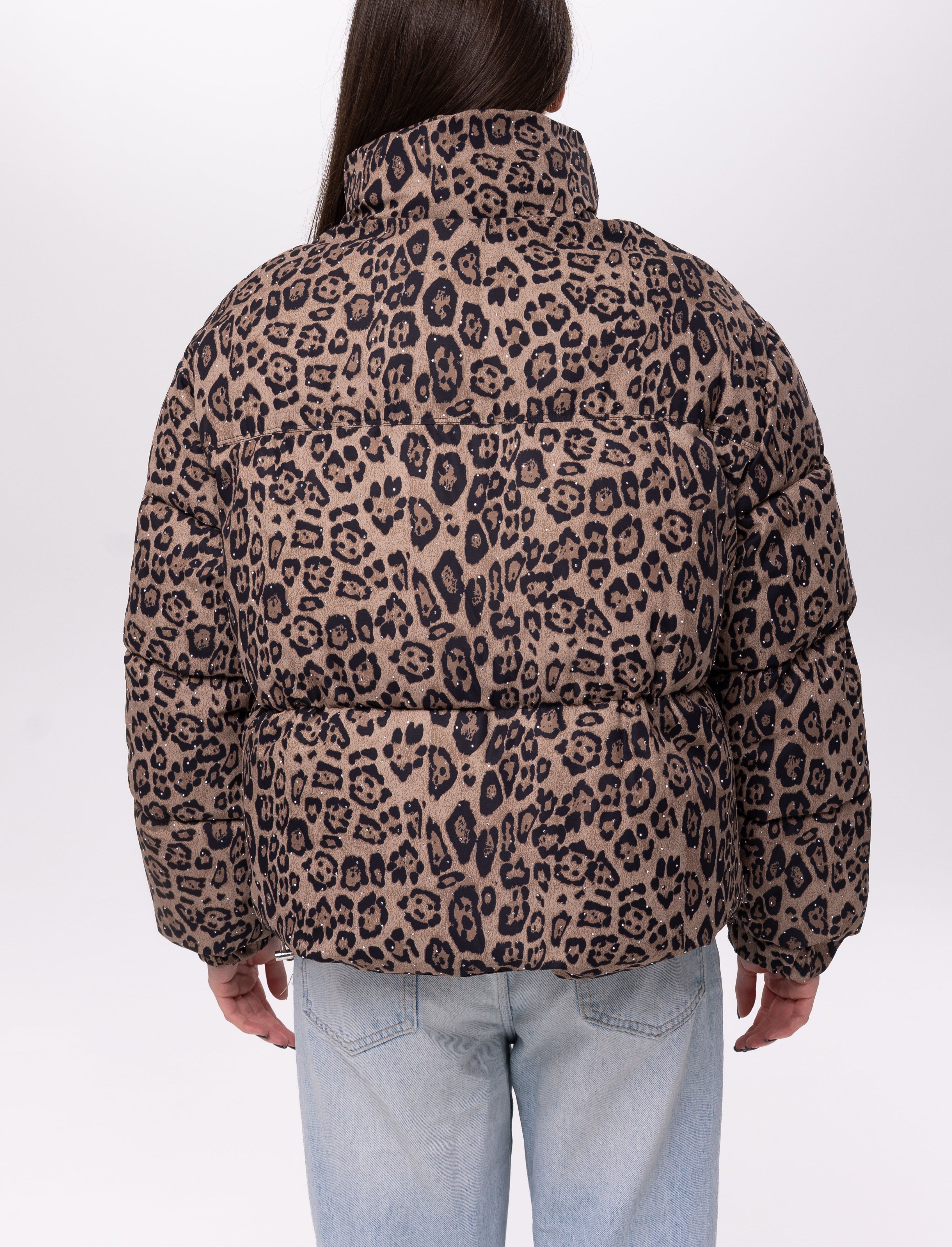 Chocolate Leopard Print Jacket