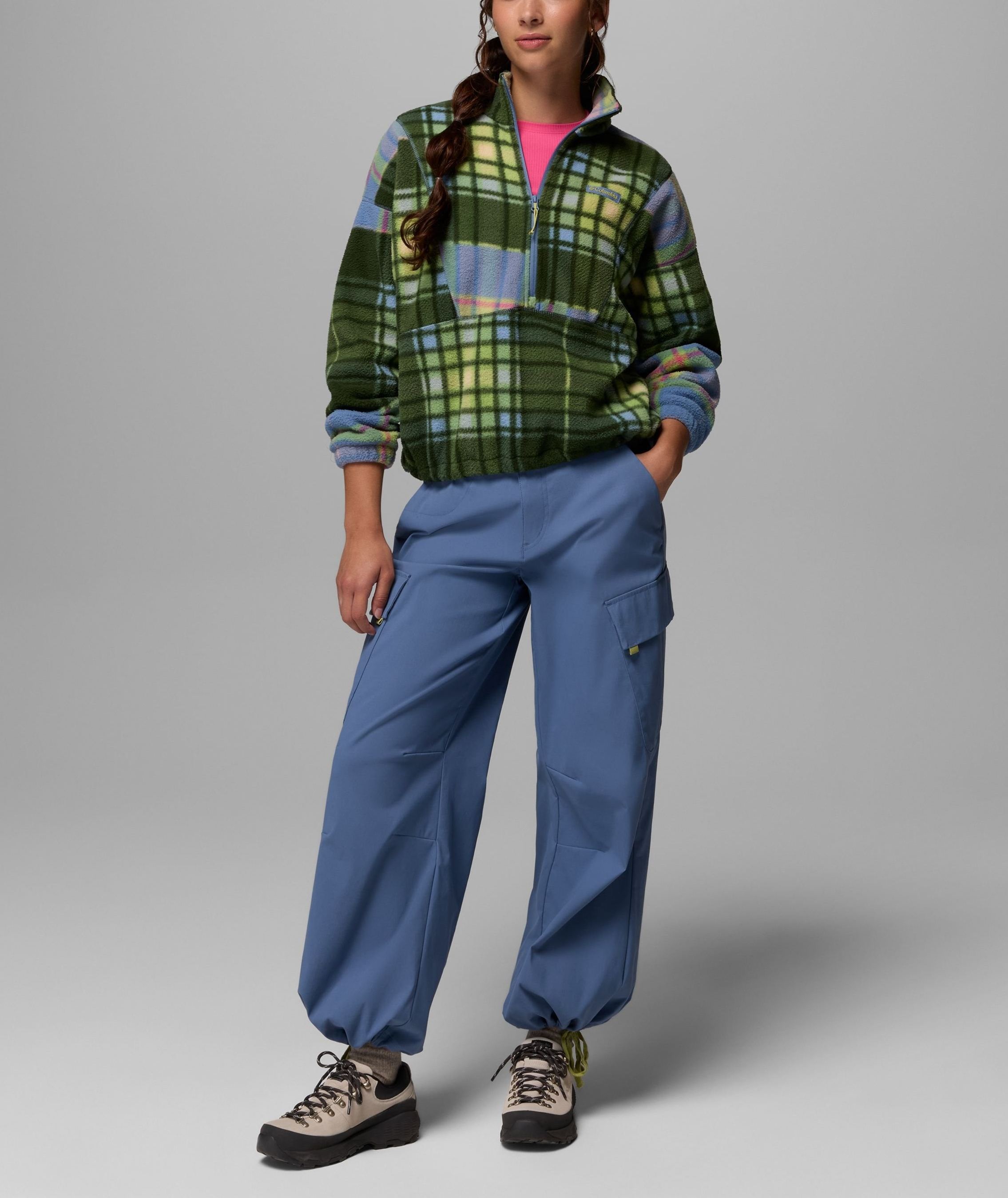 Women's Printed Fleece Half Zip