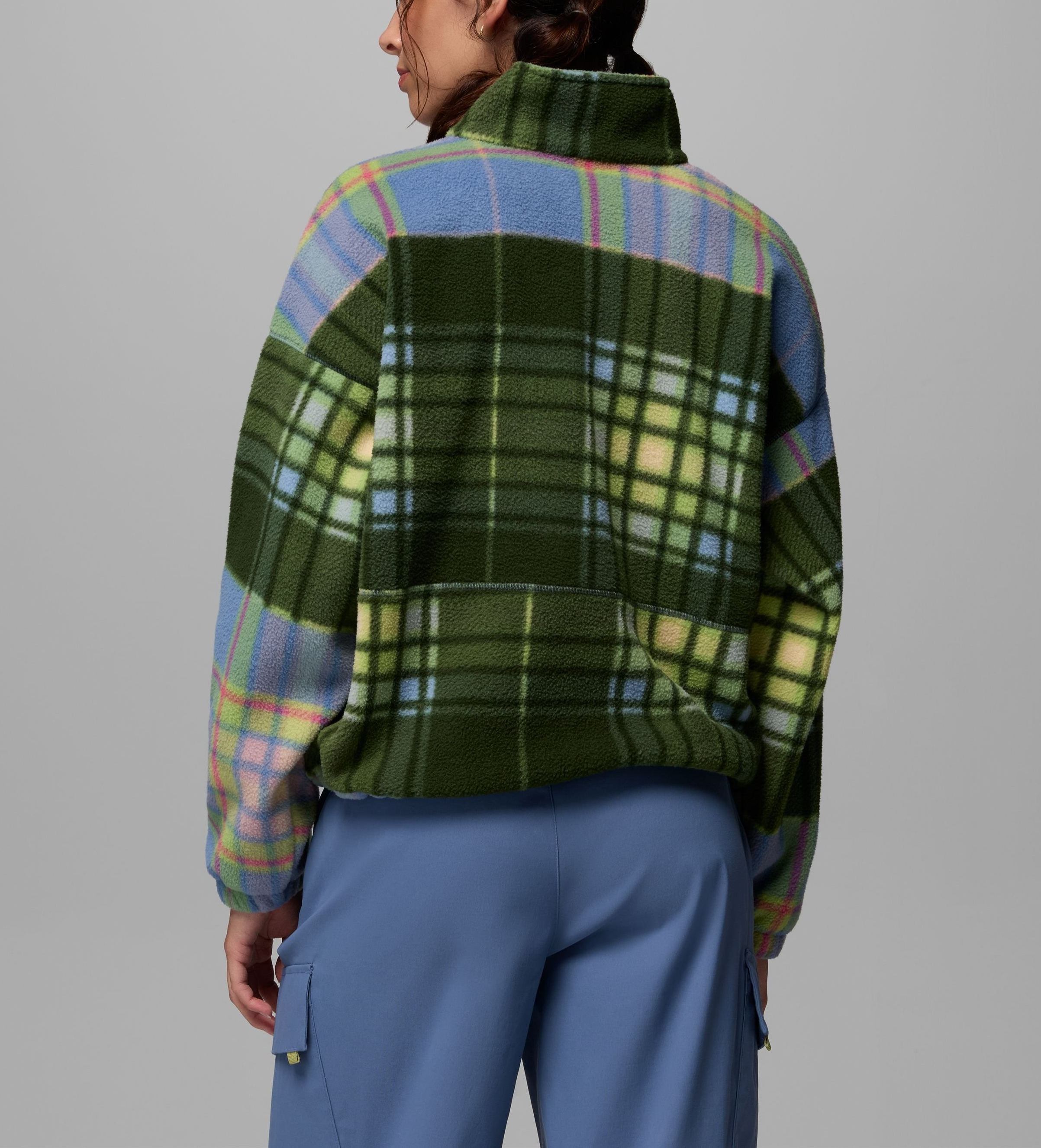 Women's Printed Fleece Half Zip