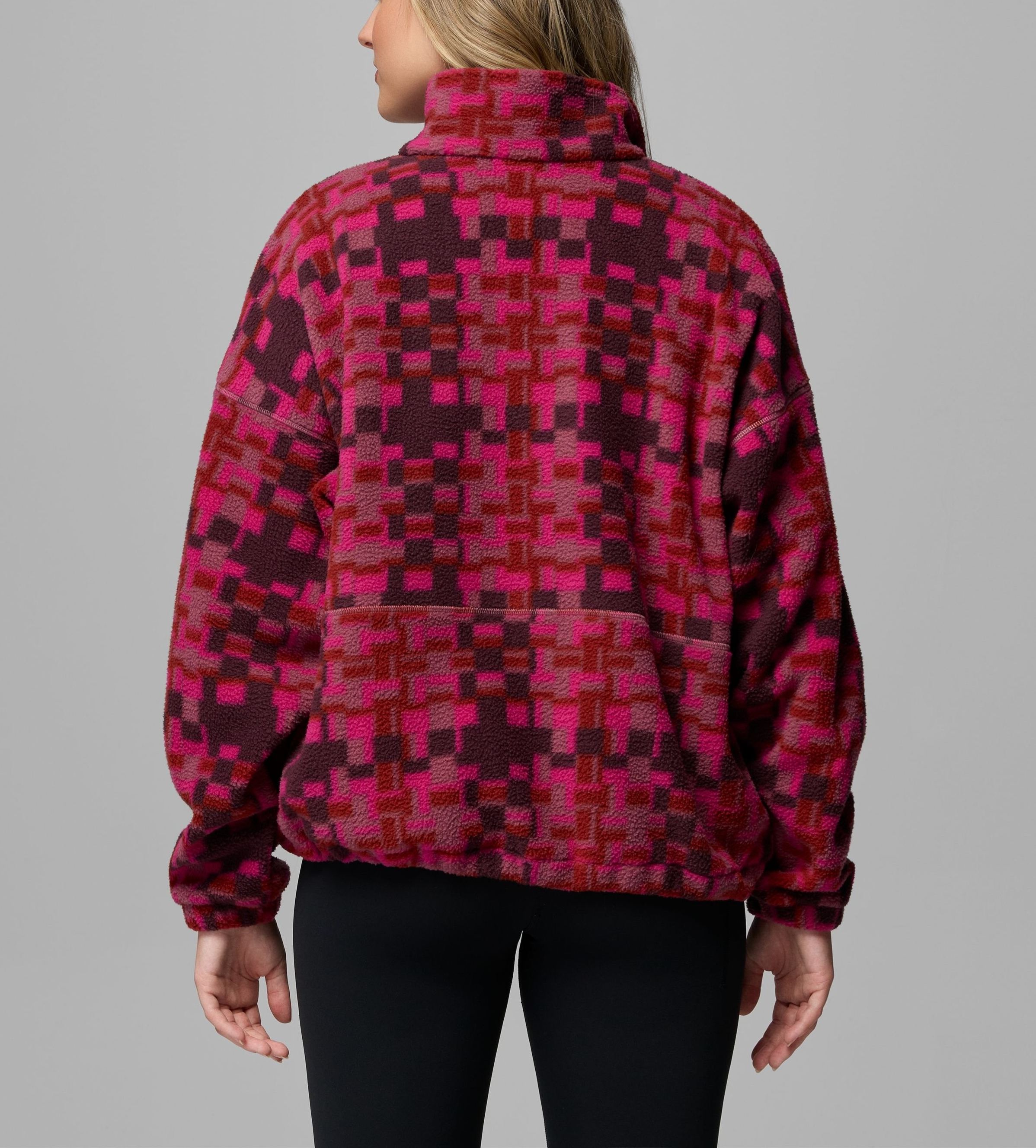 Women's Printed Fleece Half Zip