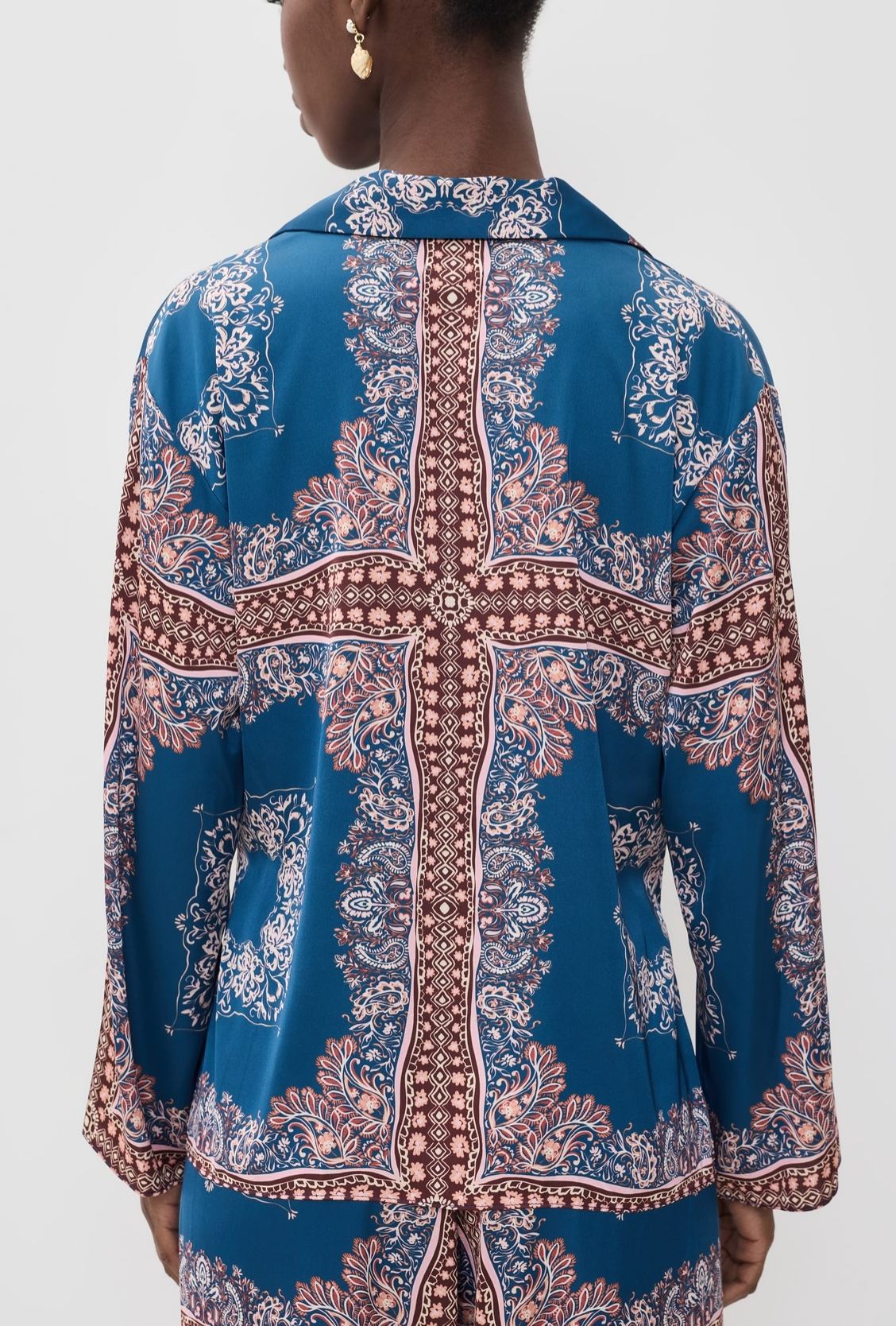 Bandana Button Down Shirt