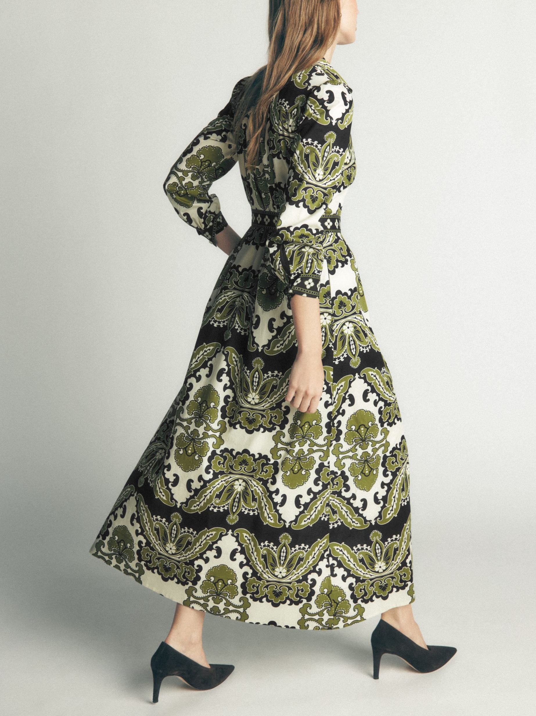 Cotton Midi Shirt Dress