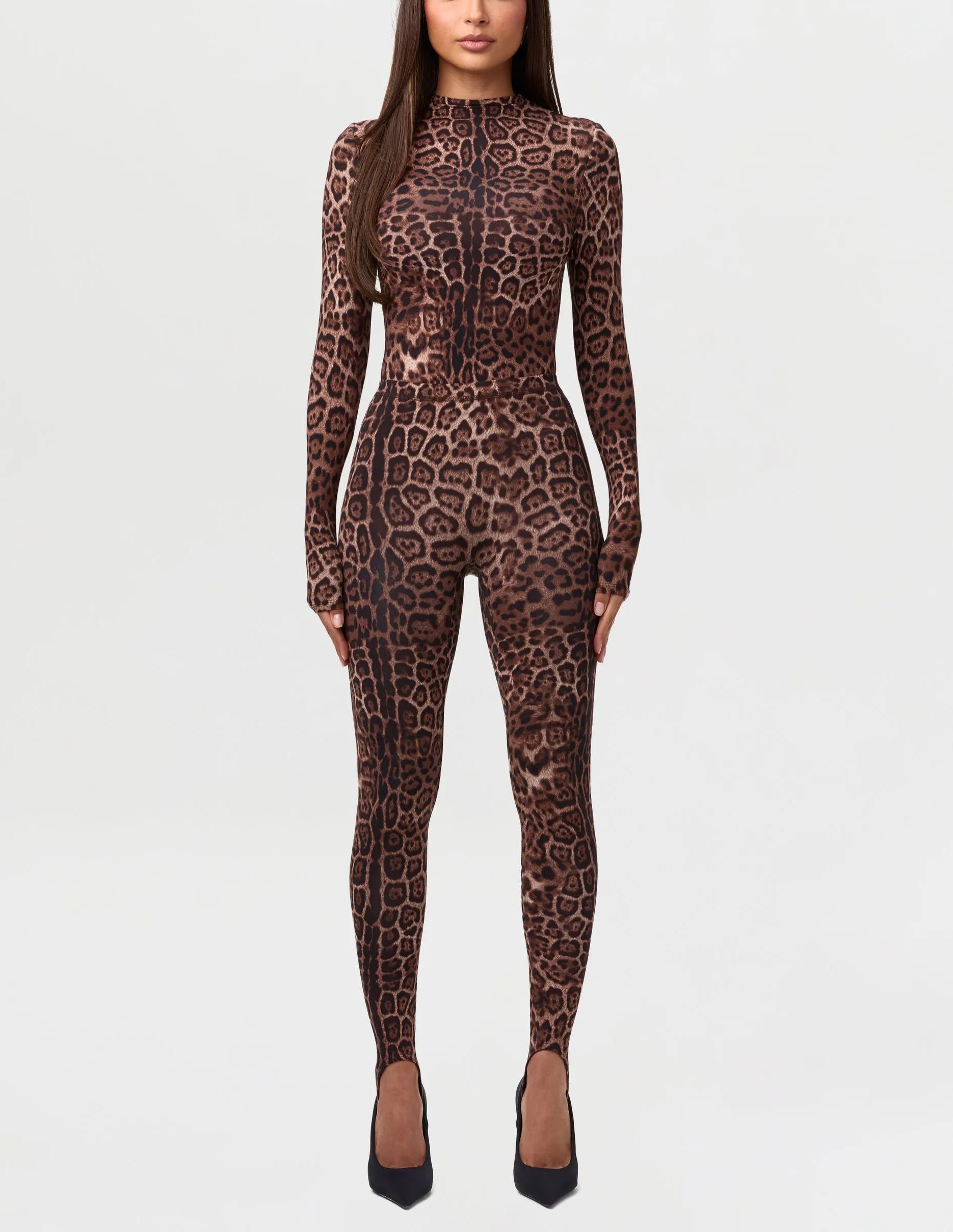 Naked Print Stirrup Legging