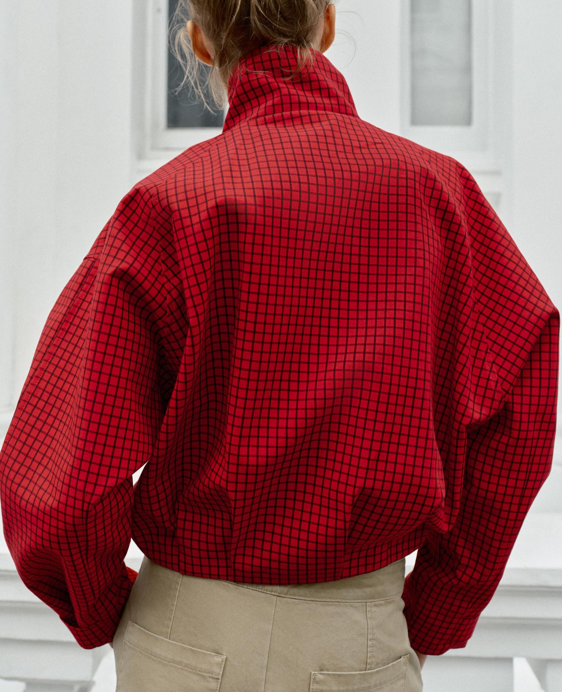 Plaid Bomber Jacket