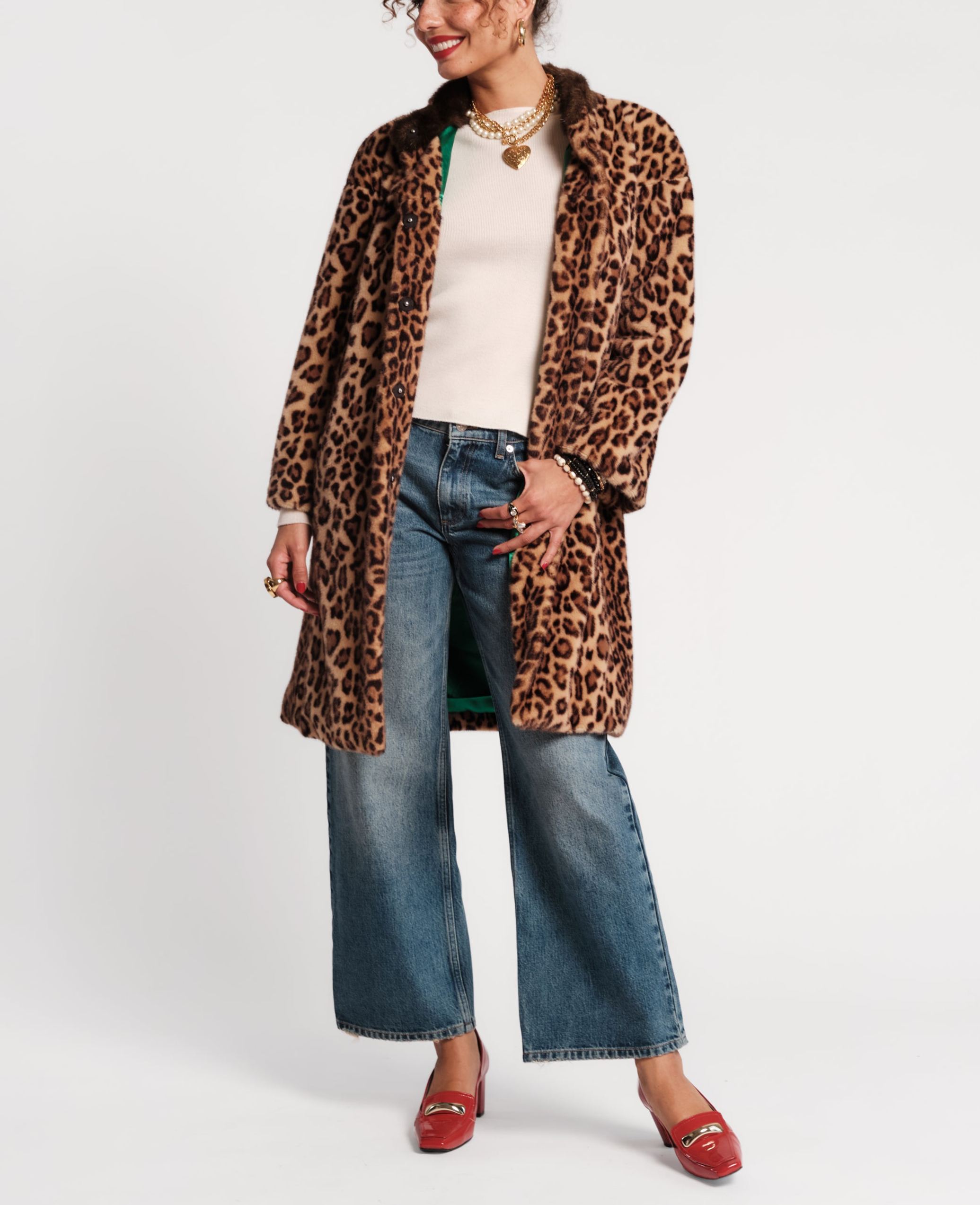 Dame Faux Fur Coat