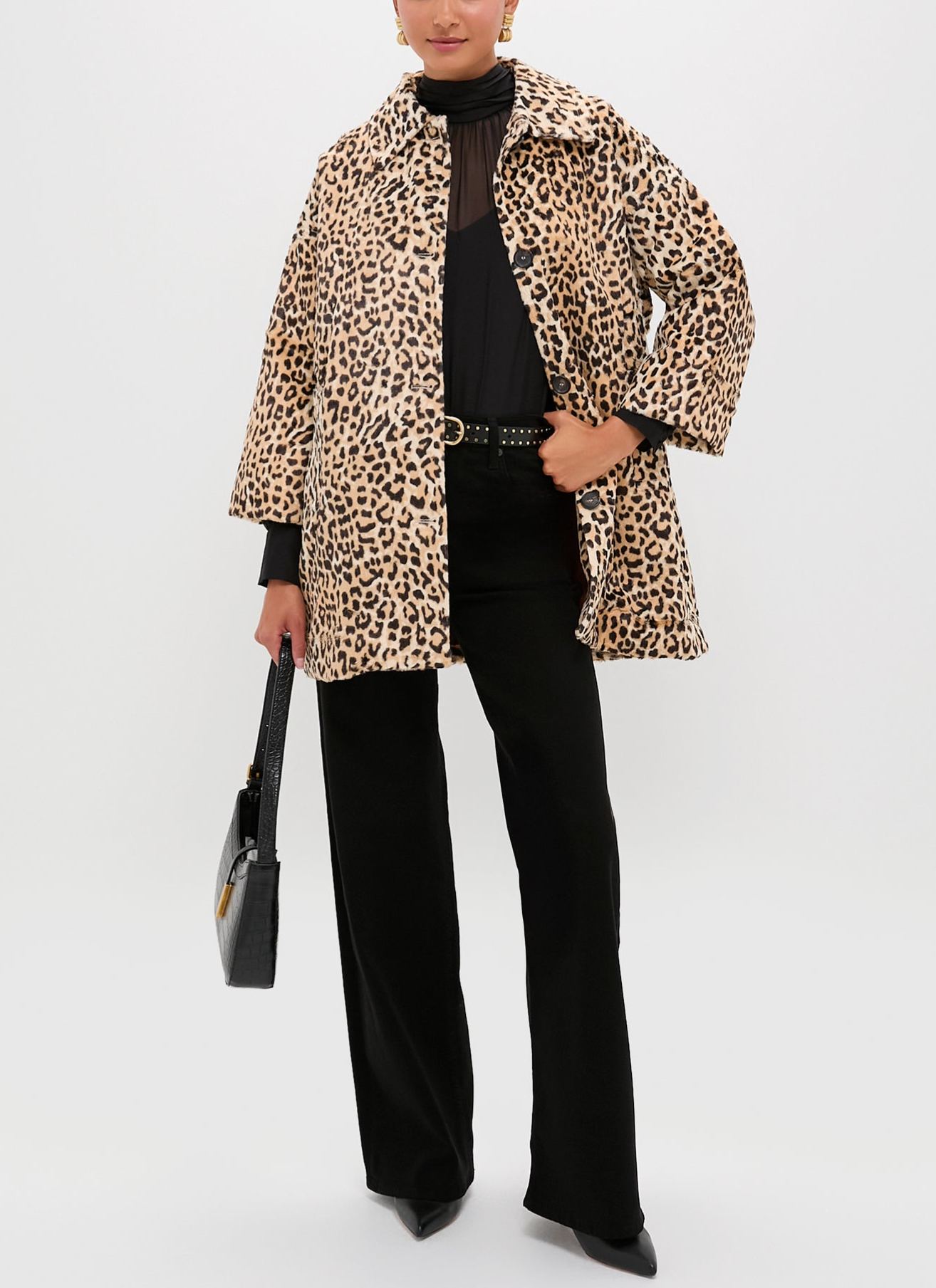 Vintage Leopard Car Coat